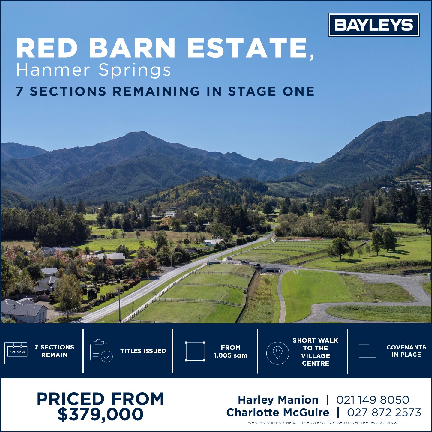 Harley Manion - Bayleys Hanmer Springs Facebook ad