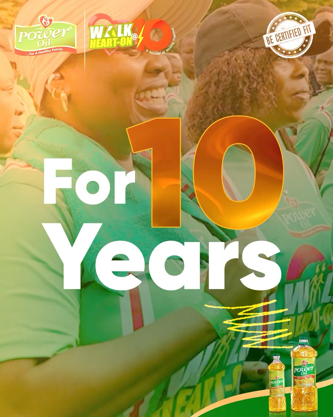 Power Oil Facebook ad: LAGOS, ARE YOU READY TO WALK?