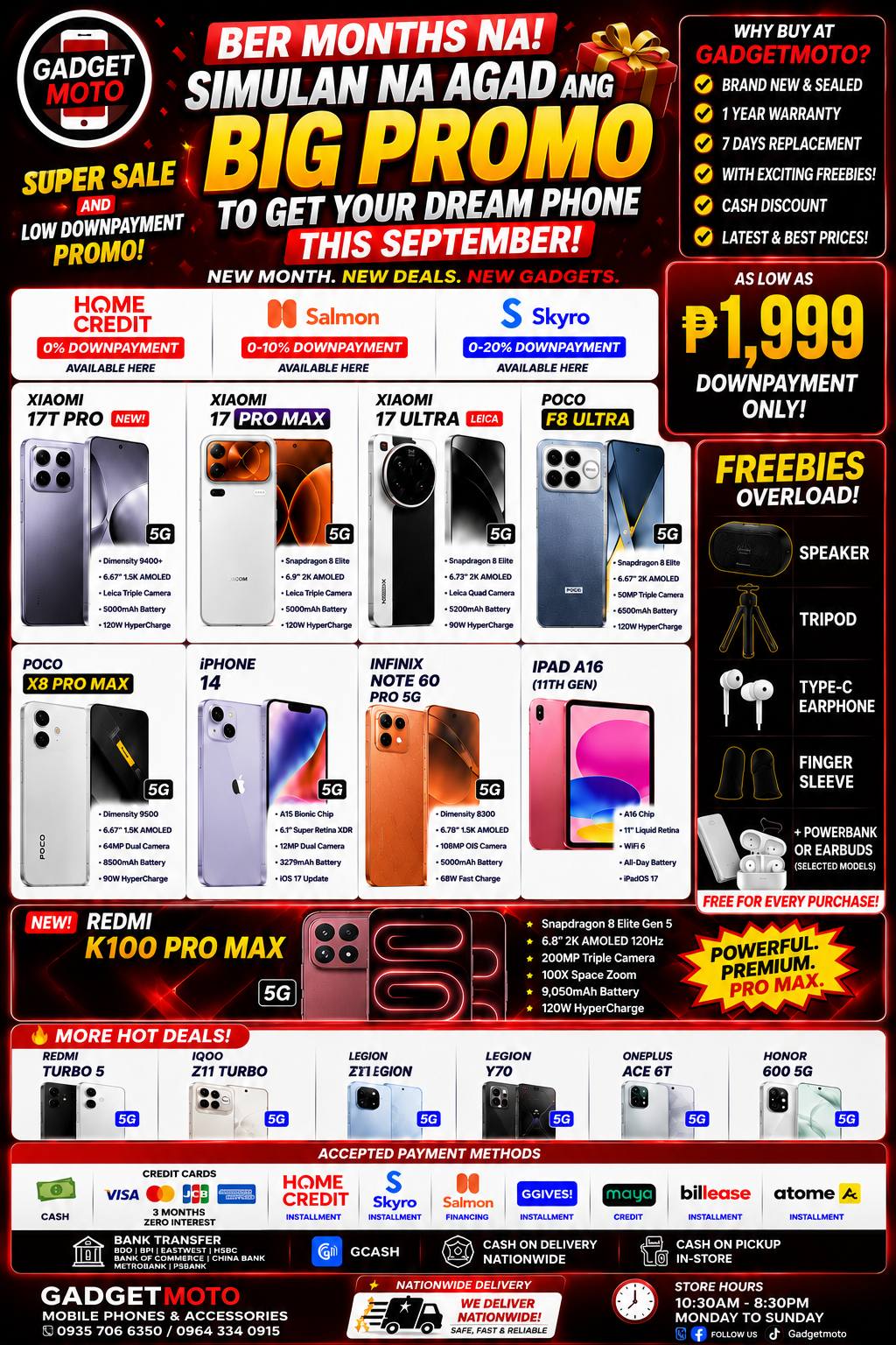 Gadgetmoto Facebook ad: BER MONTHS NA!