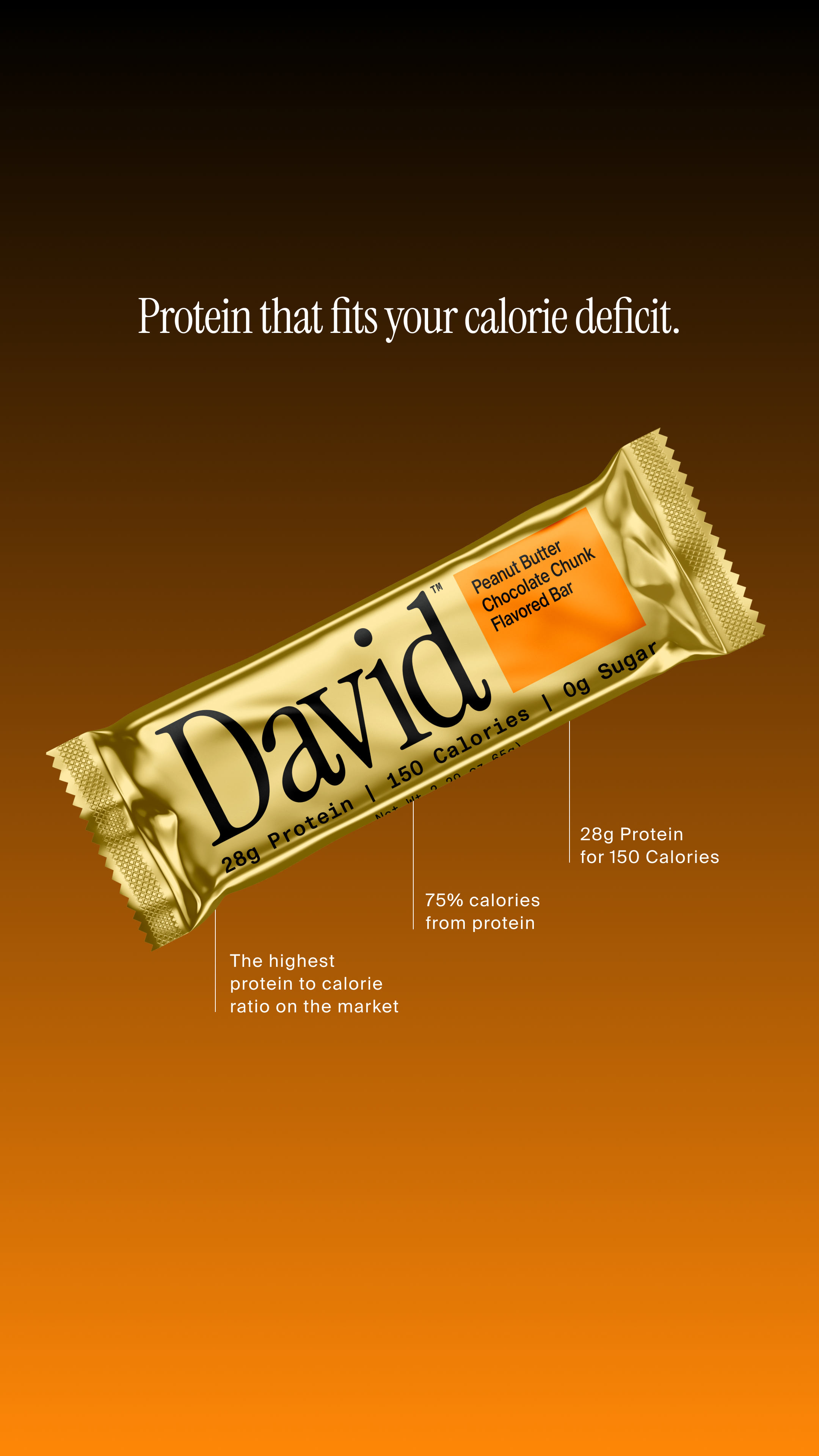 David Protein Facebook ad