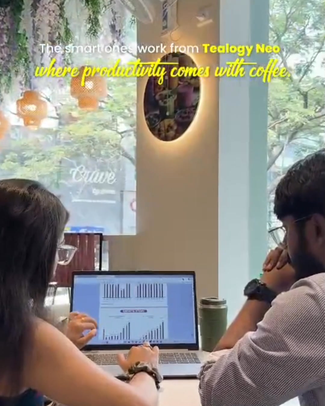 Tealogy Neo Koramangal Facebook ad: Your New Office Has Better Coffee