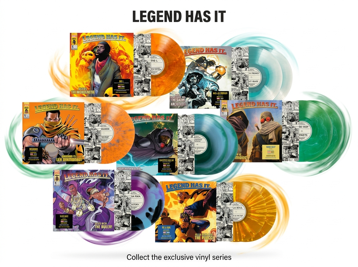 HHV Records Facebook ad: Legend Has It. Marvel Editions