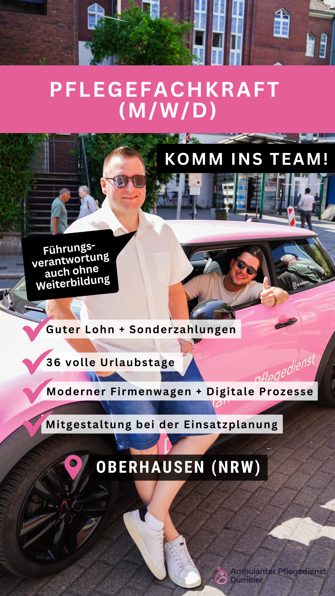 Ambulanter Pflegedienst Dumeier - JOBS Facebook ad from Jul 26, 2026