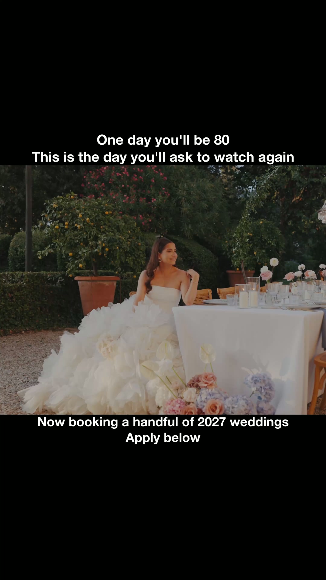 Gaetano Di Giacomo Media Production Facebook ad: The One Day You'll Wish You Could Live Again