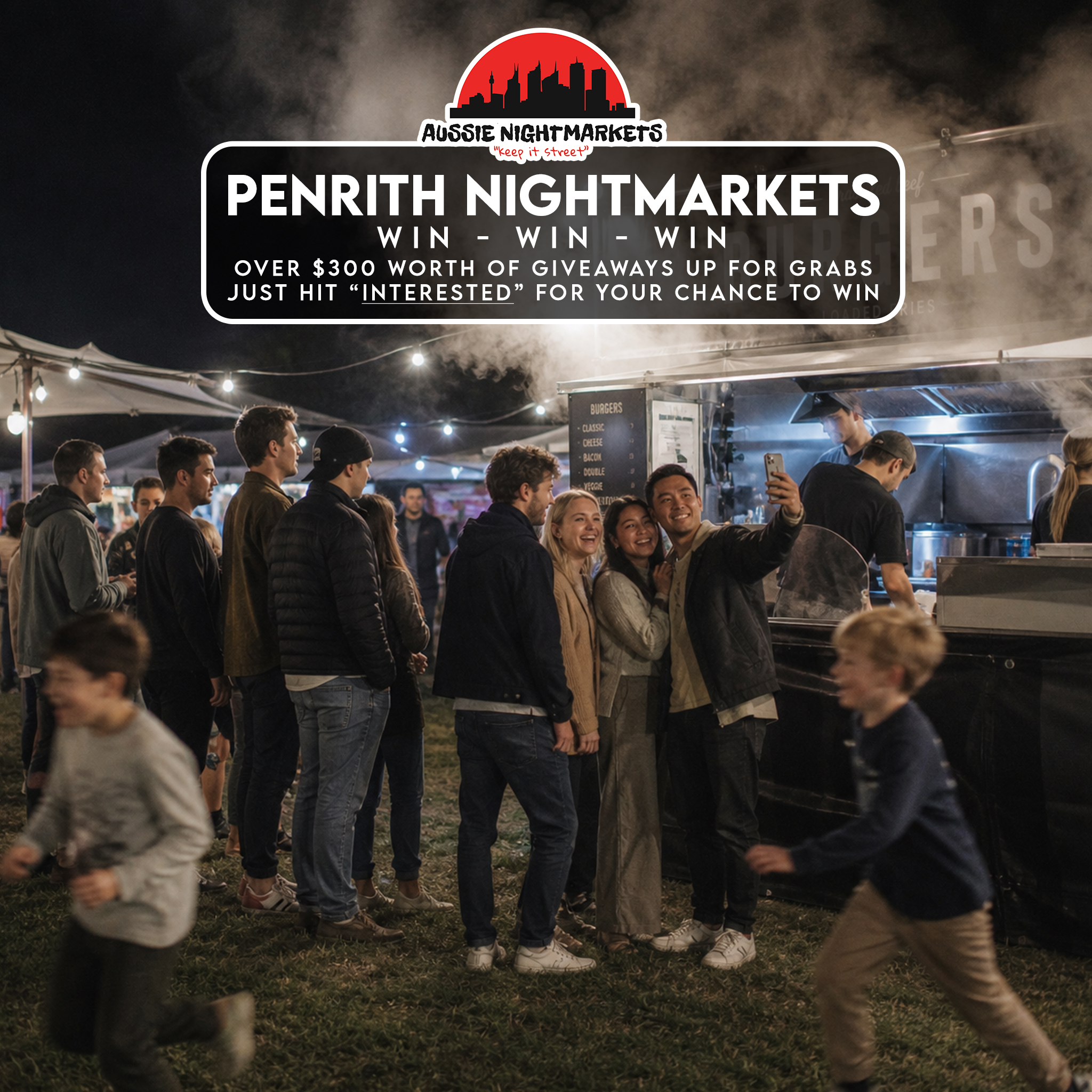Aussie NightMarkets Facebook ad