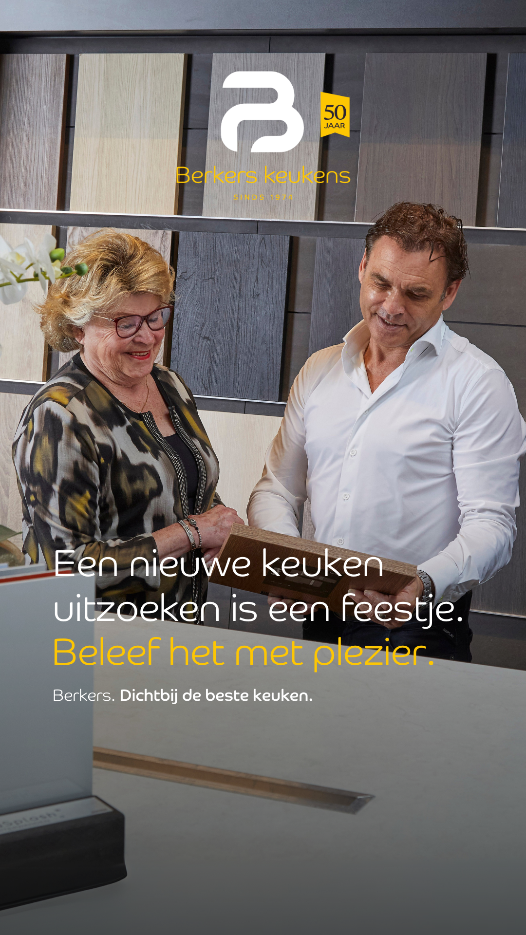 Berkers keukens Facebook ad from Feb 12, 2025