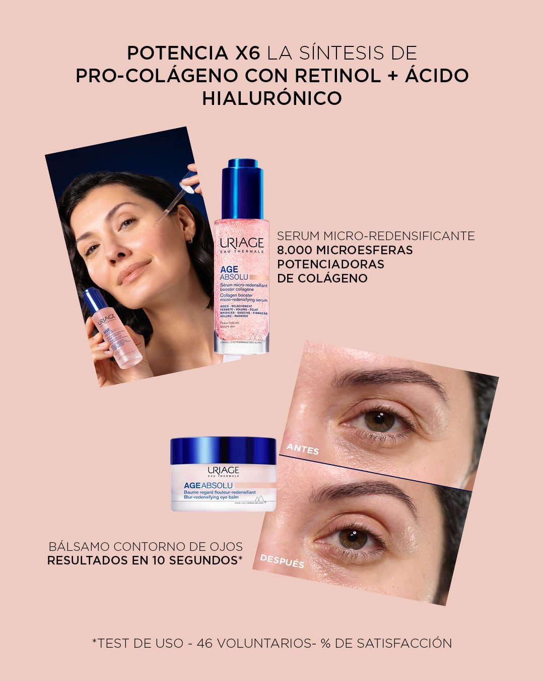 Uriage Facebook ad: Bálsamo Contorno De Ojos Age Absolu 15ml Uriage Todo Tipo…