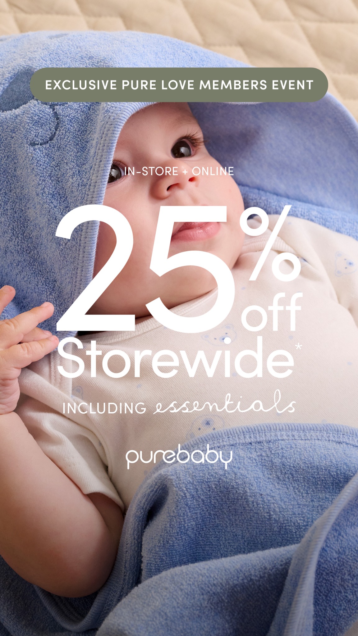 Purebaby Facebook ad