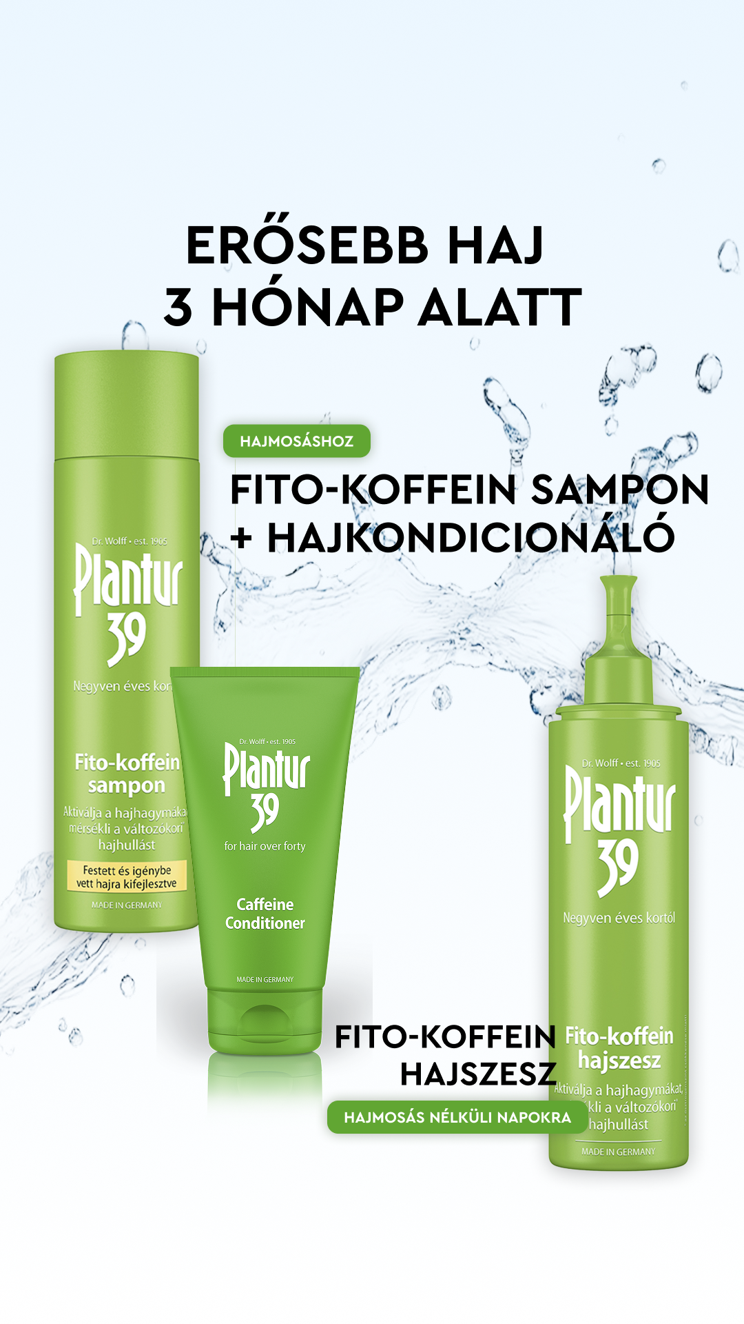 Plantur Facebook ad: Láthatóan erősebb haj 3 hónap alatt
