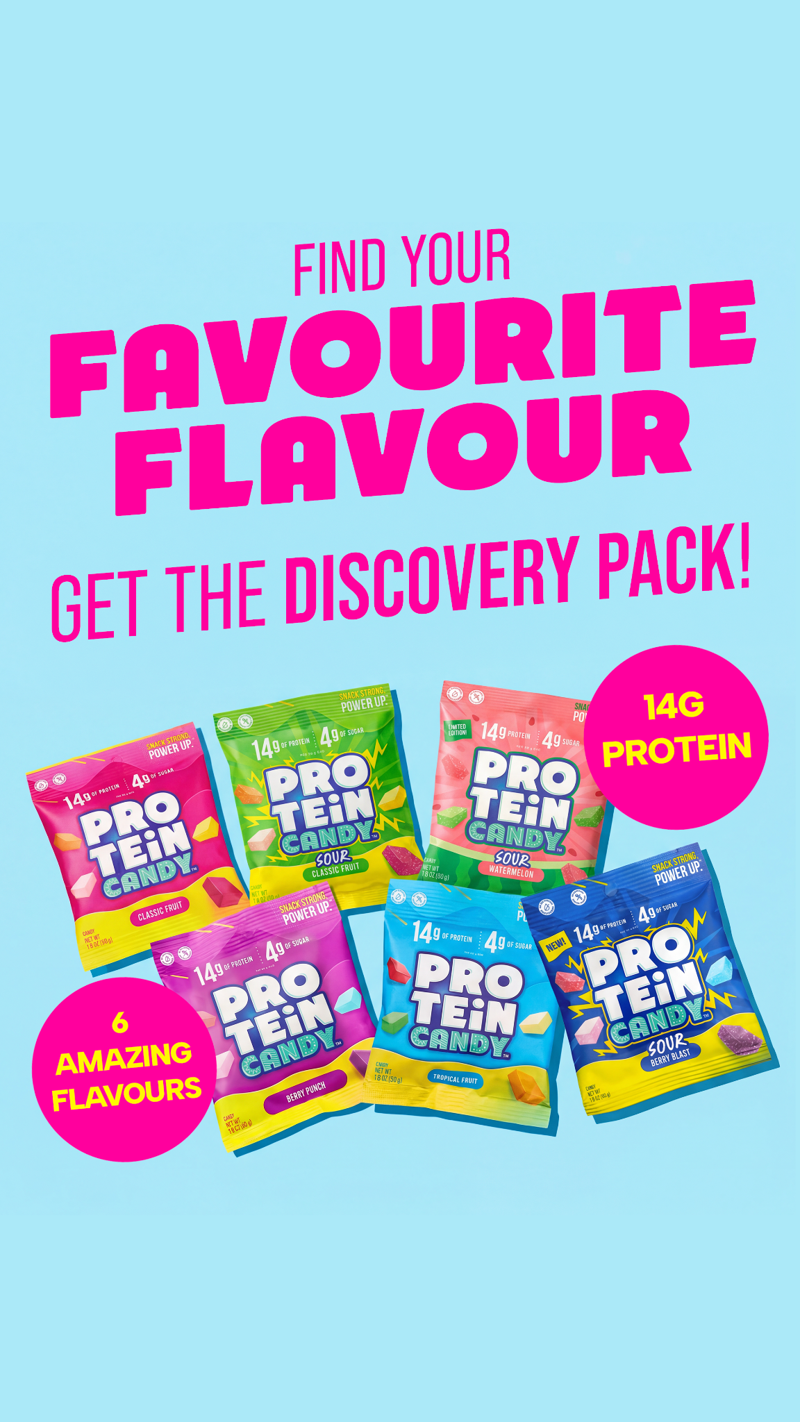 Protein Candy Facebook ad from Jul 10, 2026