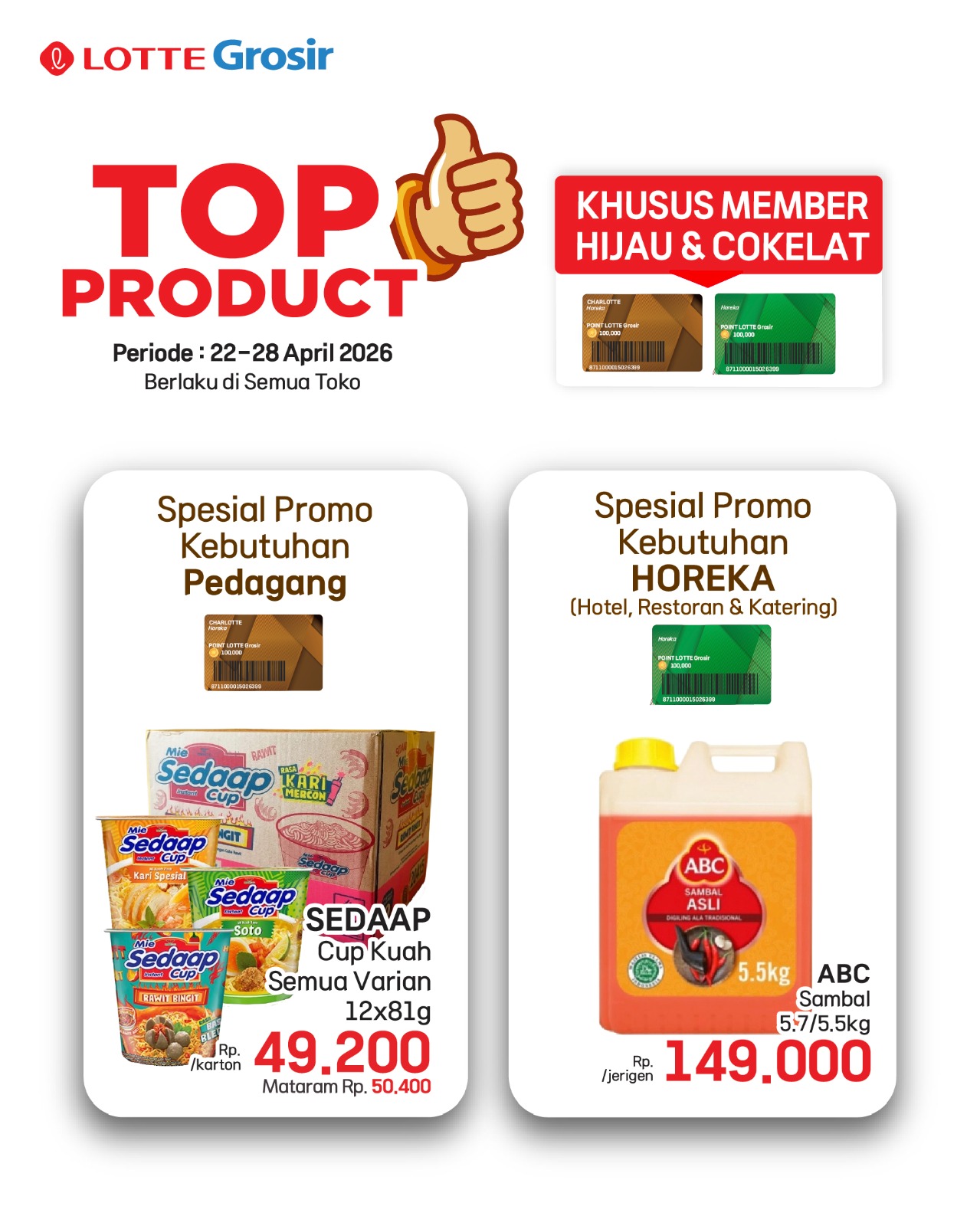 LOTTE Grosir Facebook ad