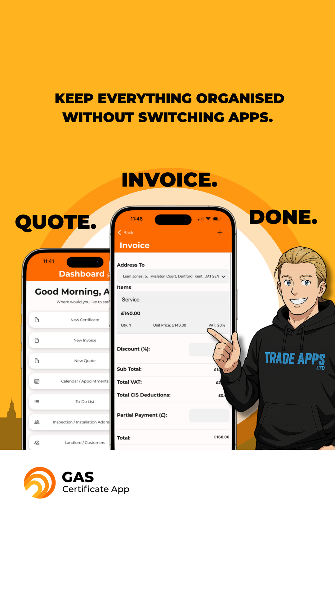Gas Certificate App Facebook ad