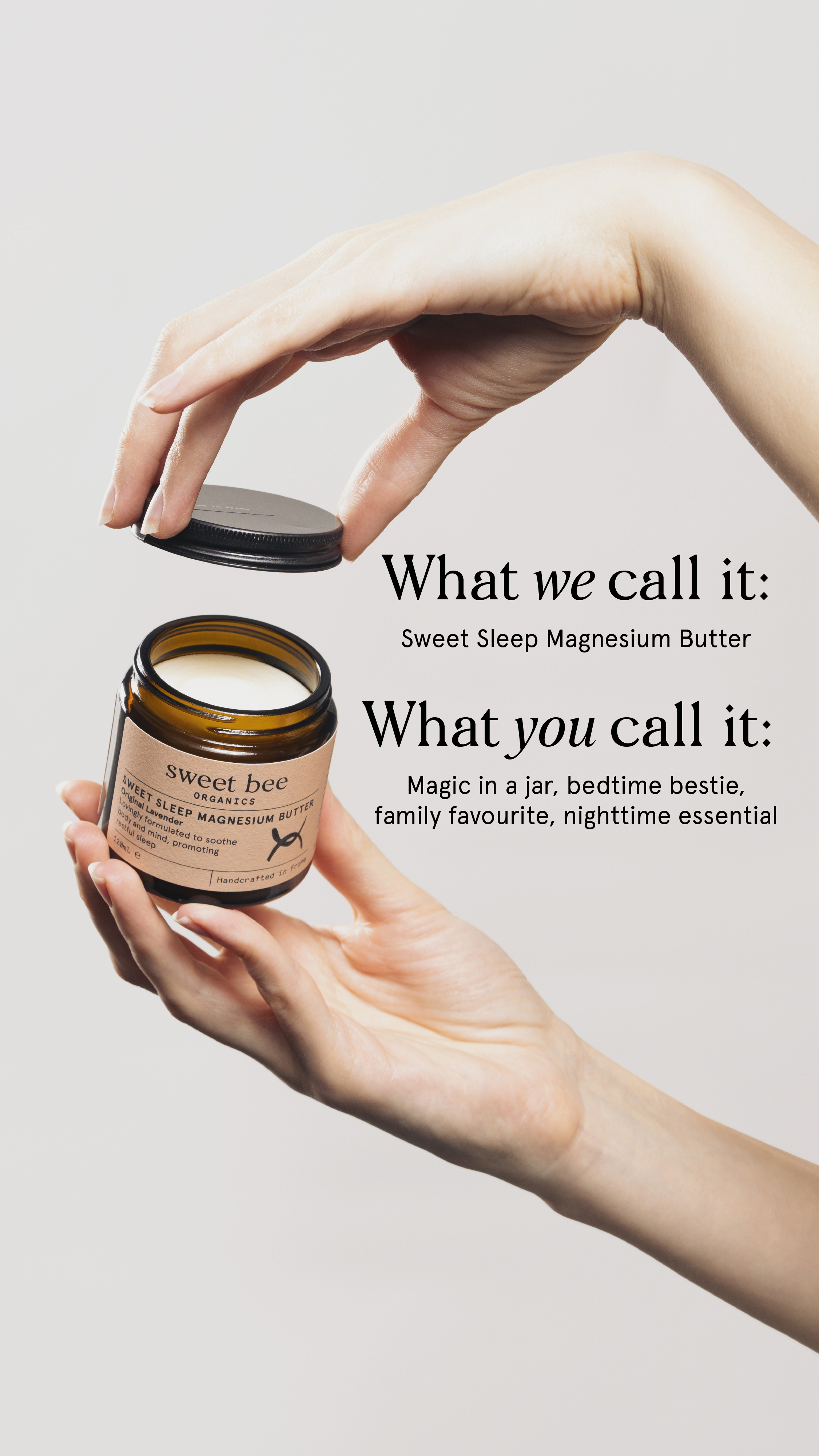 Sweet Bee Organics Facebook ad