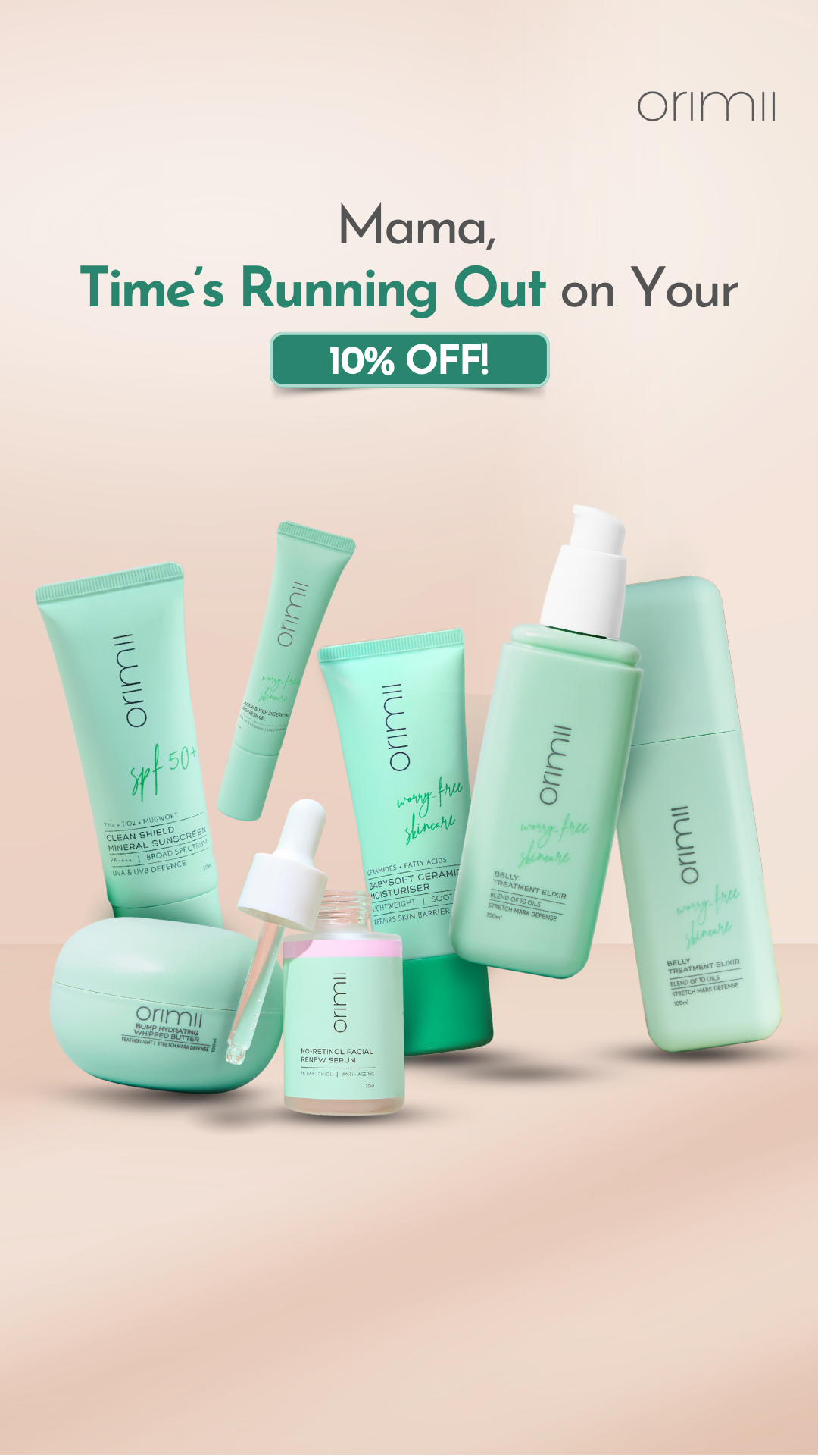 Orimii Skincare Facebook ad
