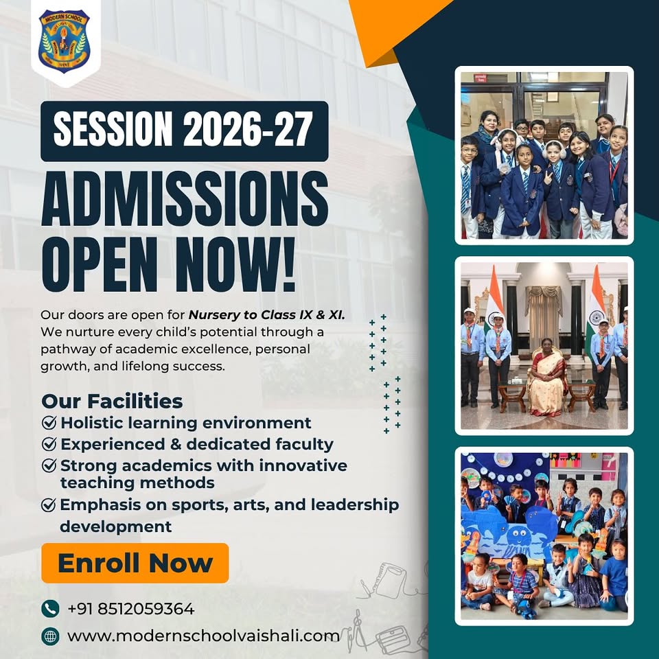 Modern School Vaishali Facebook ad from Dec 18, 2025