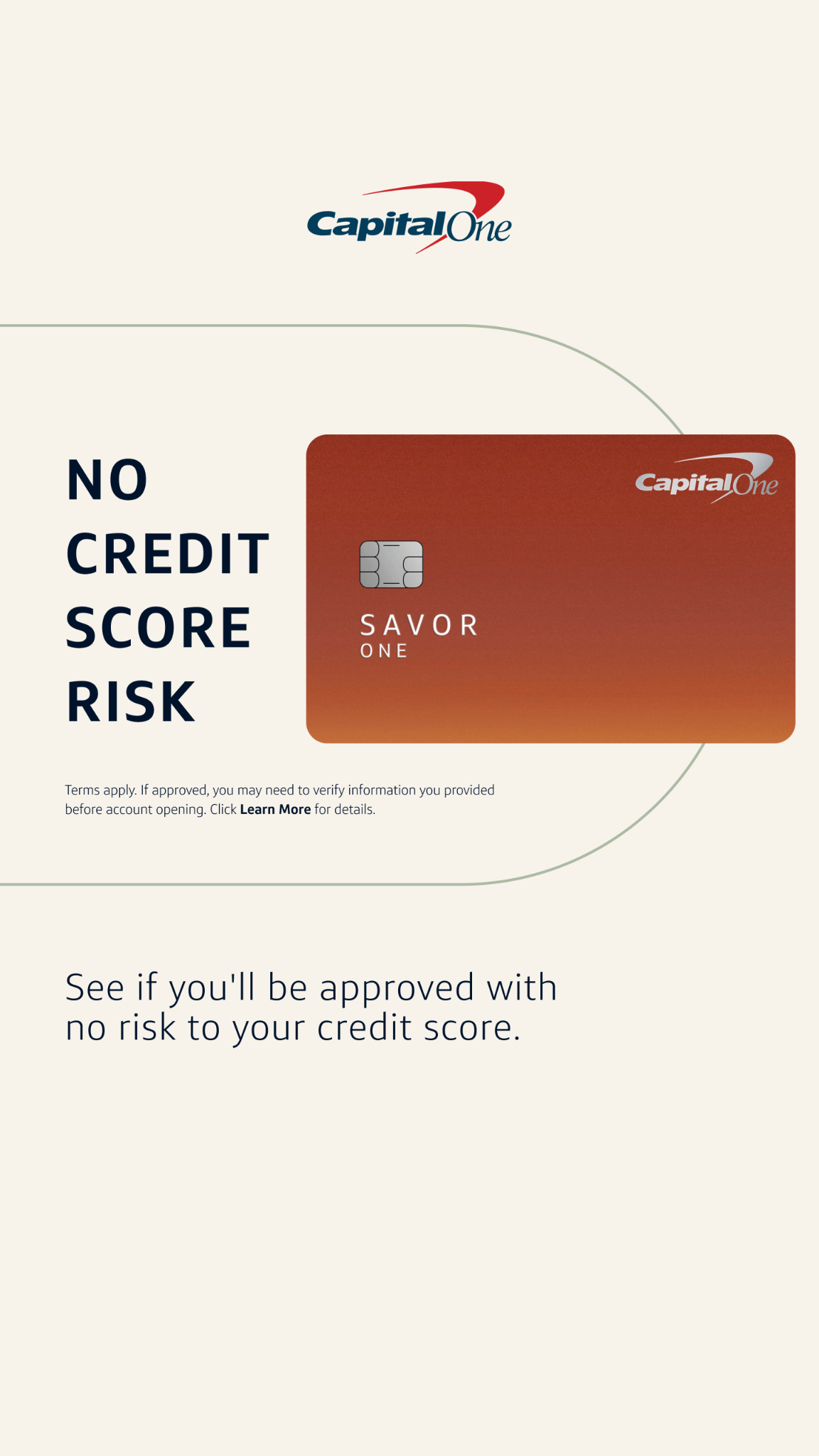 Capital One Facebook ad