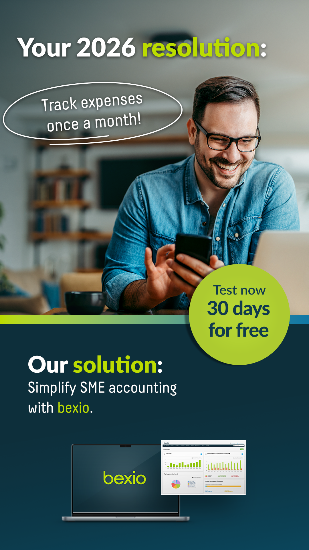 bexio Facebook ad