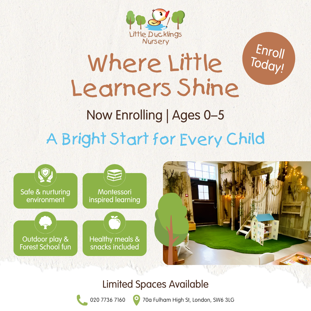 Little Ducklings Putney Bridge Nursery Facebook ad