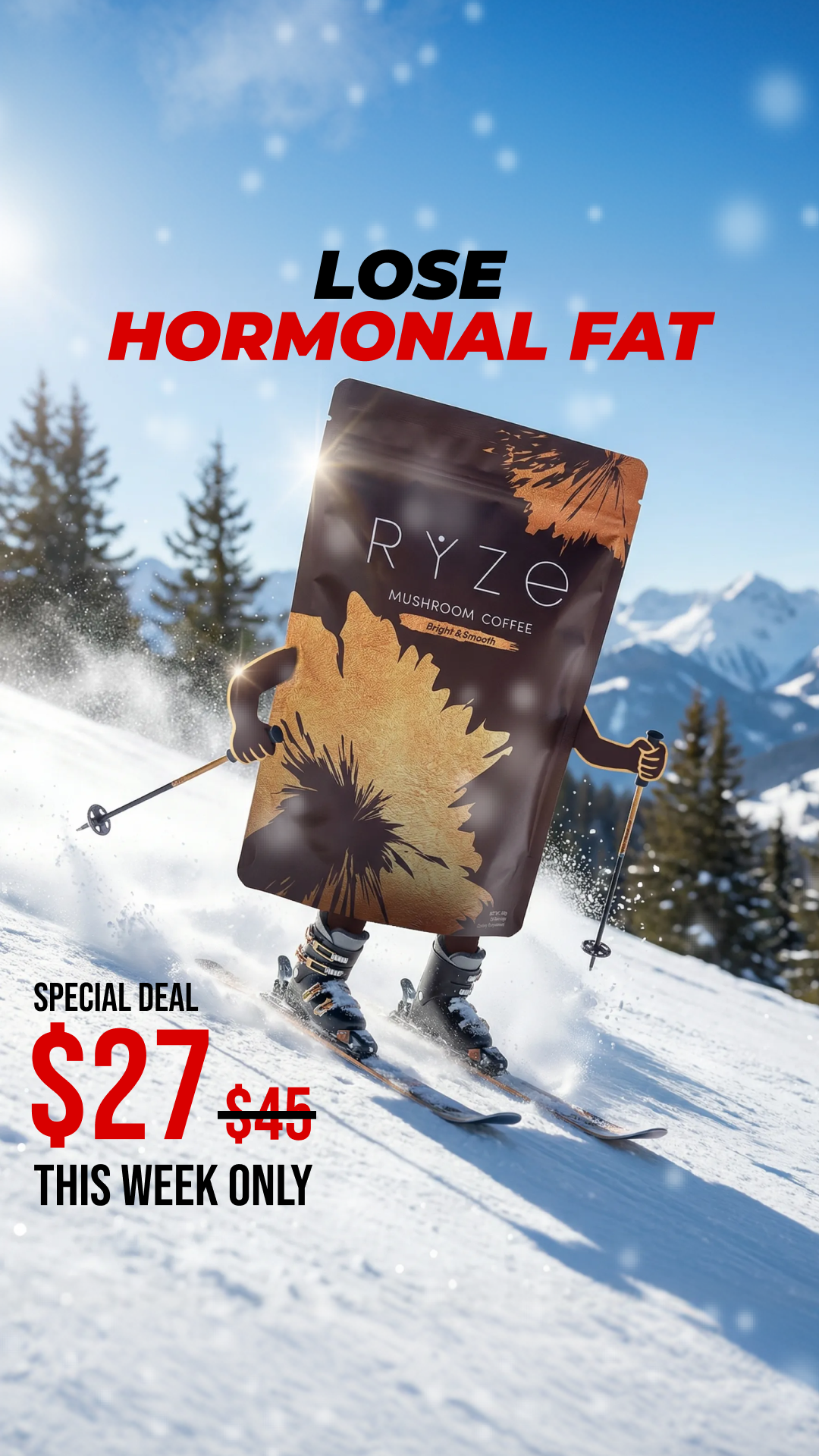RYZE Superfoods Facebook ad