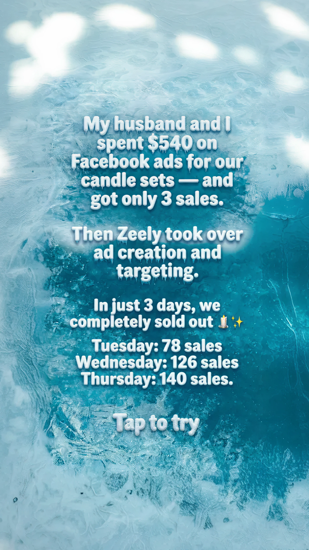 Zeely Facebook ad