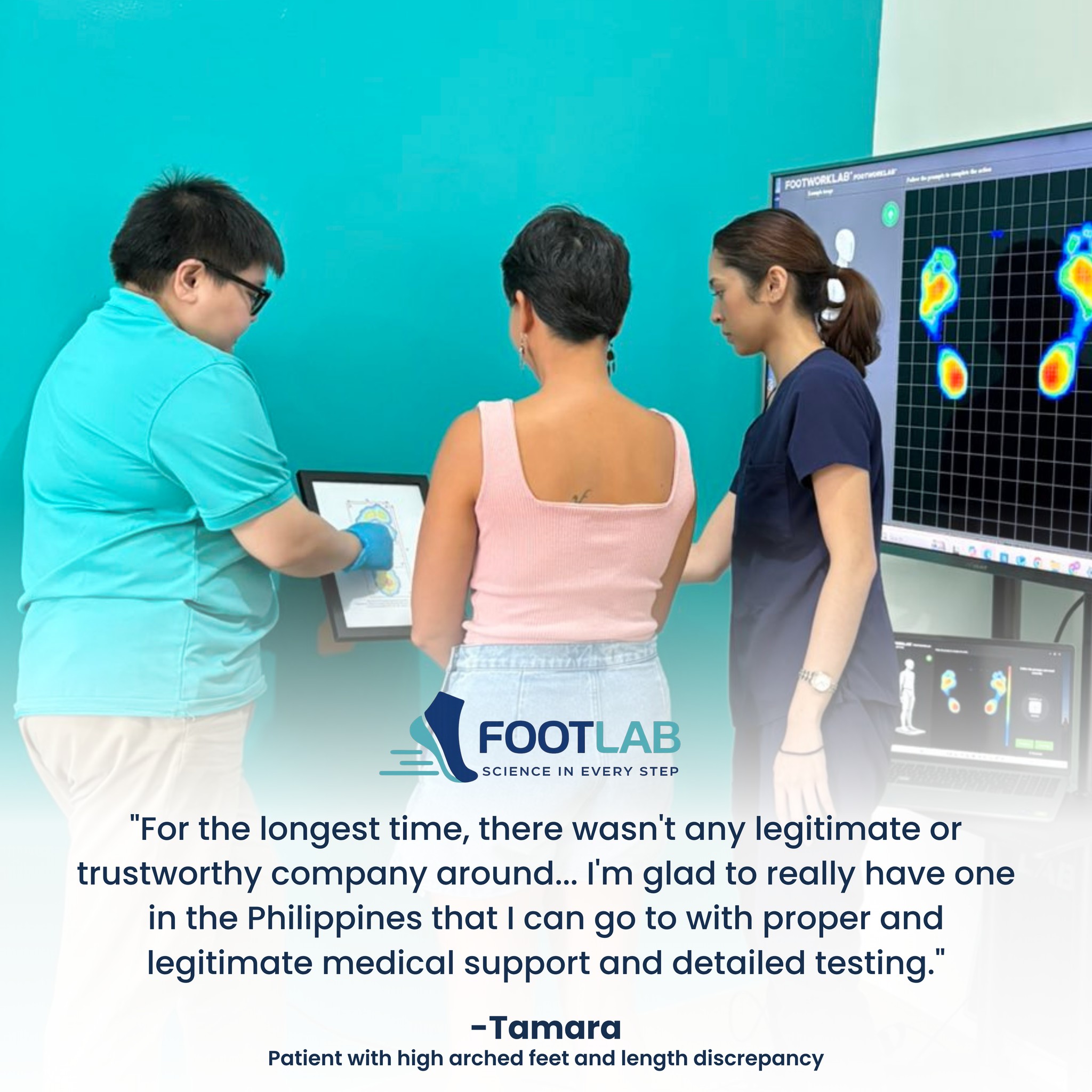 Footlab Clinic Facebook ad: Kung naghahanap ka ng foot care clinic na…