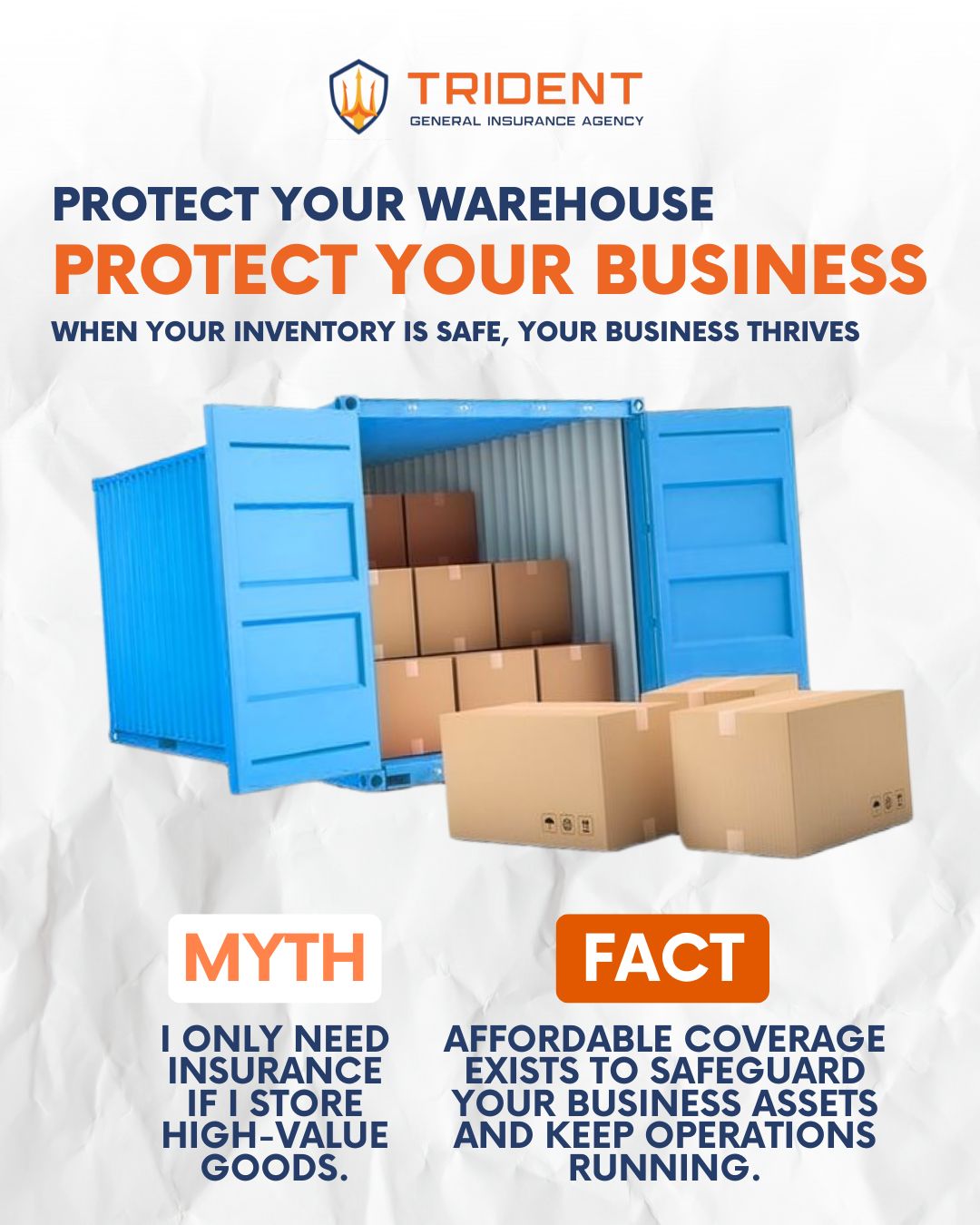 Trident General Insurance Agency Facebook ad: The Truth About Protecting Your Assets