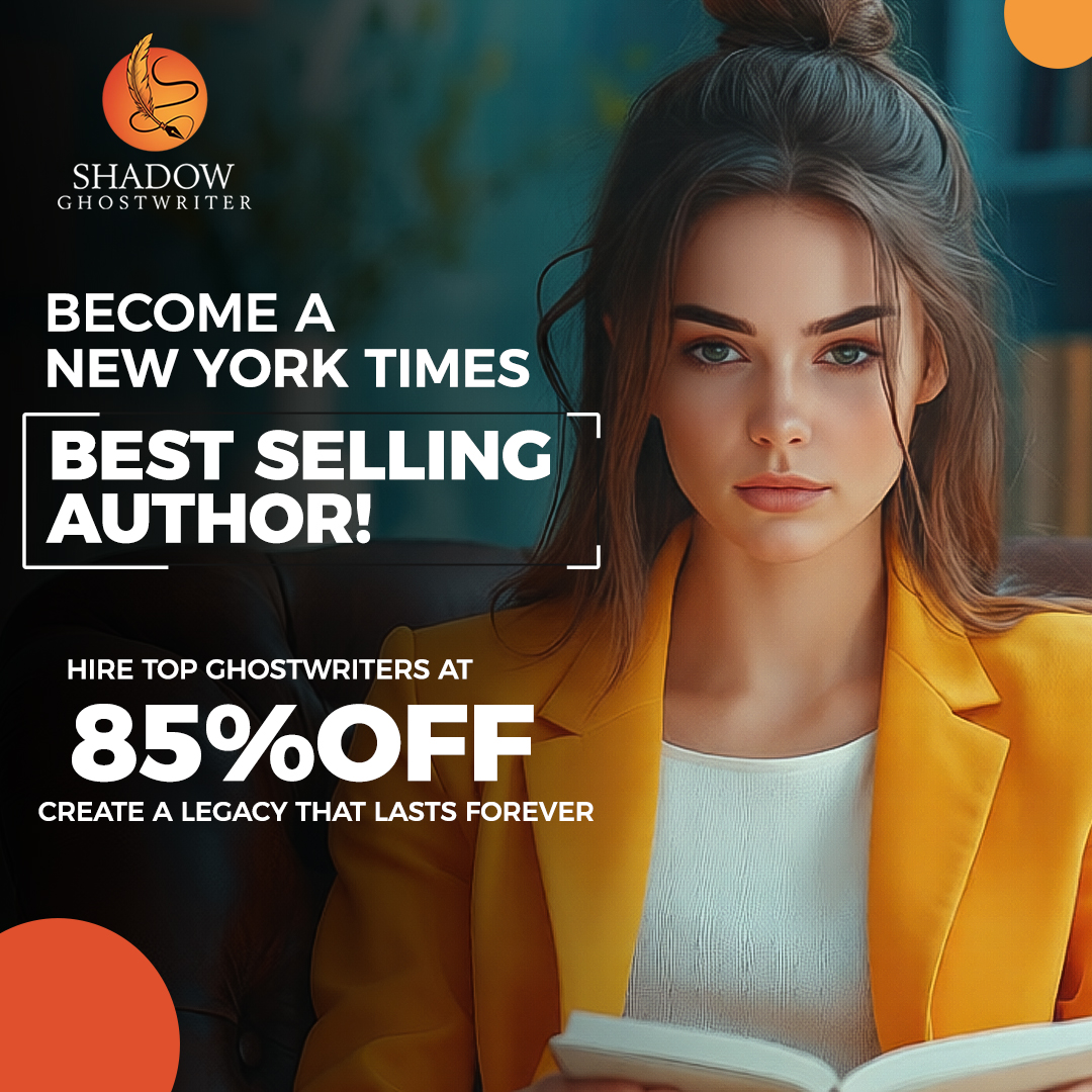Shadow Ghost Writers Facebook ad from May 13, 2026