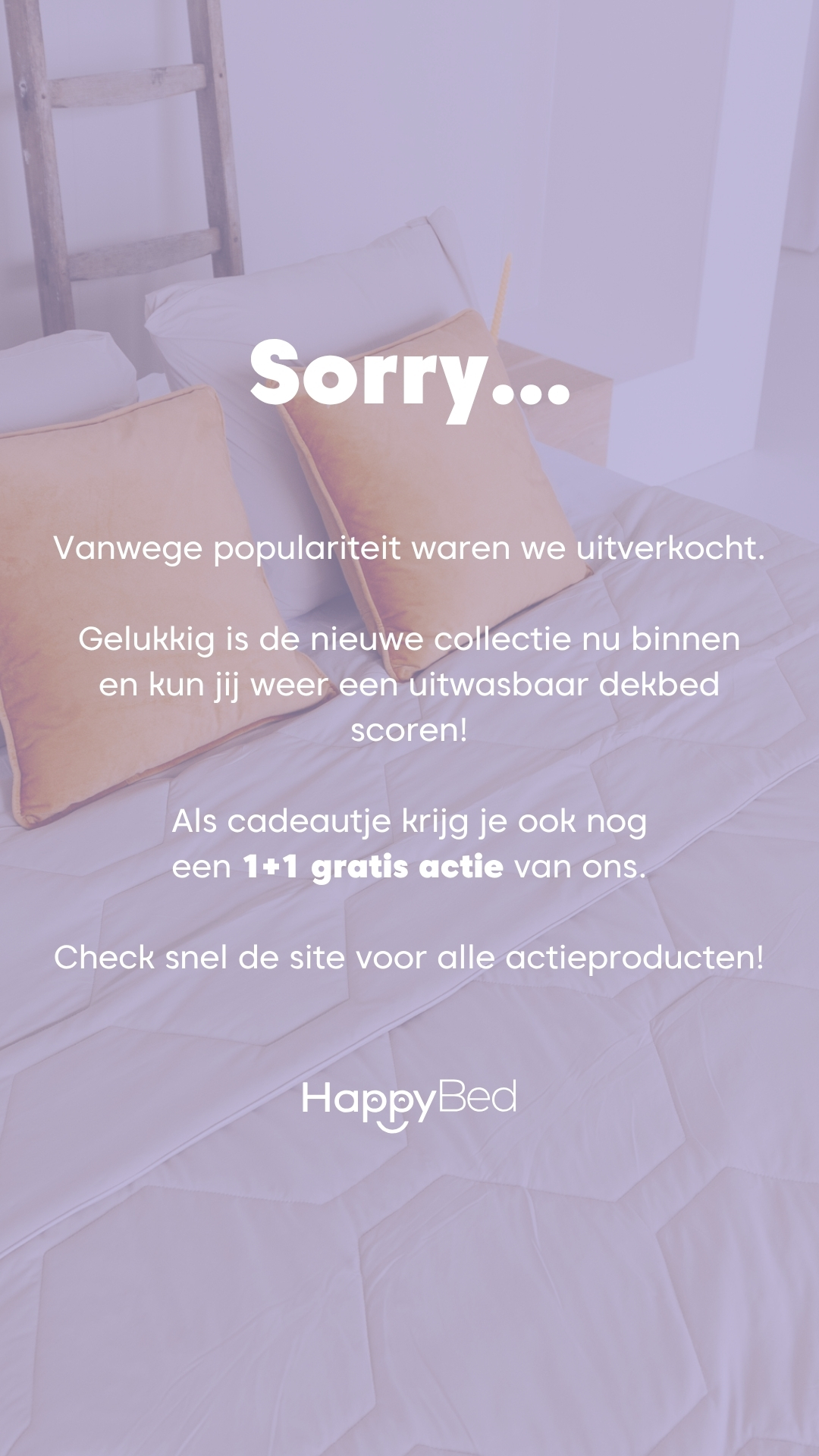 HappyBed Facebook ad