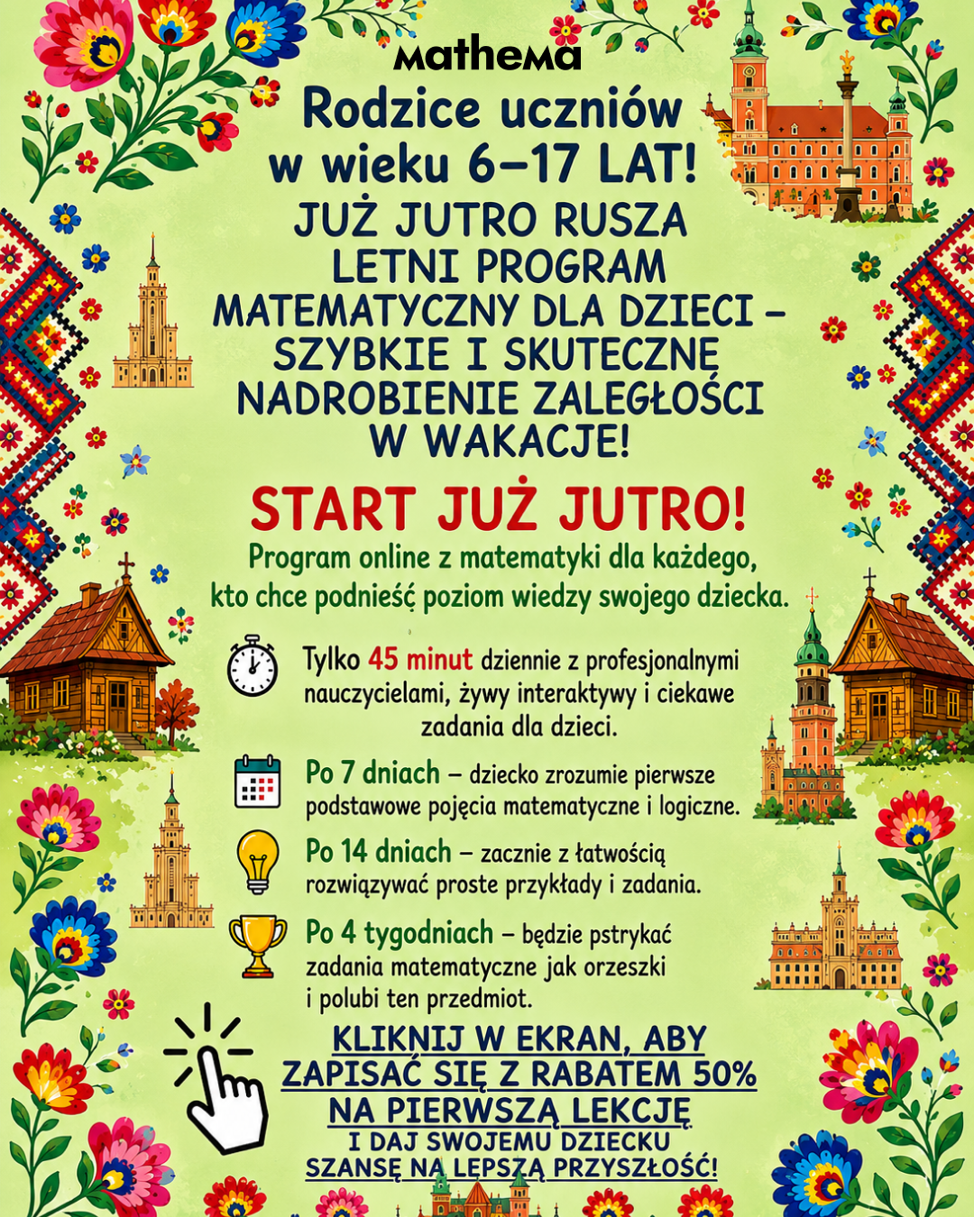 Mathema Polska Facebook ad
