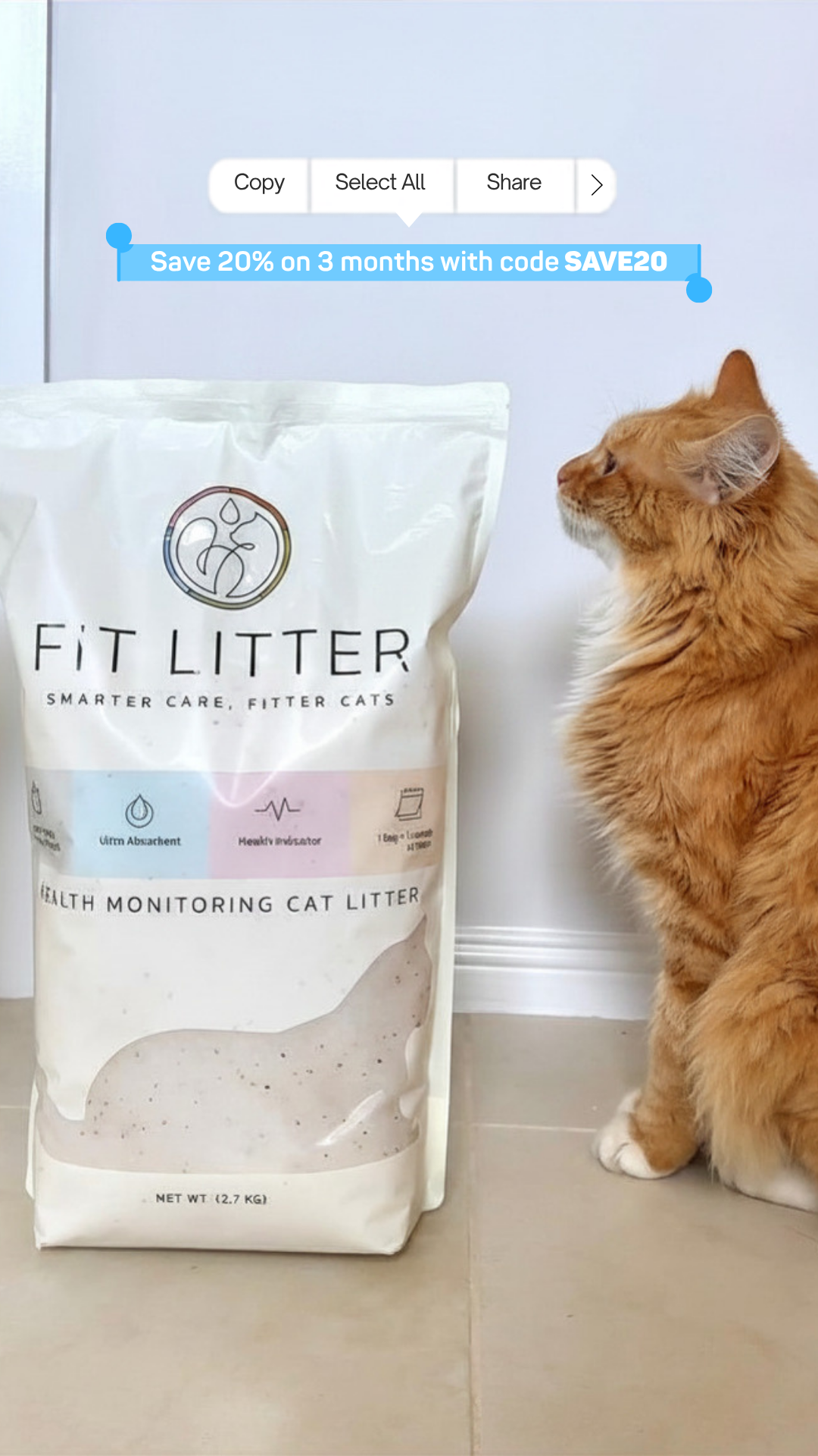 Fit Litter UK Facebook ad from Jul 6, 2026