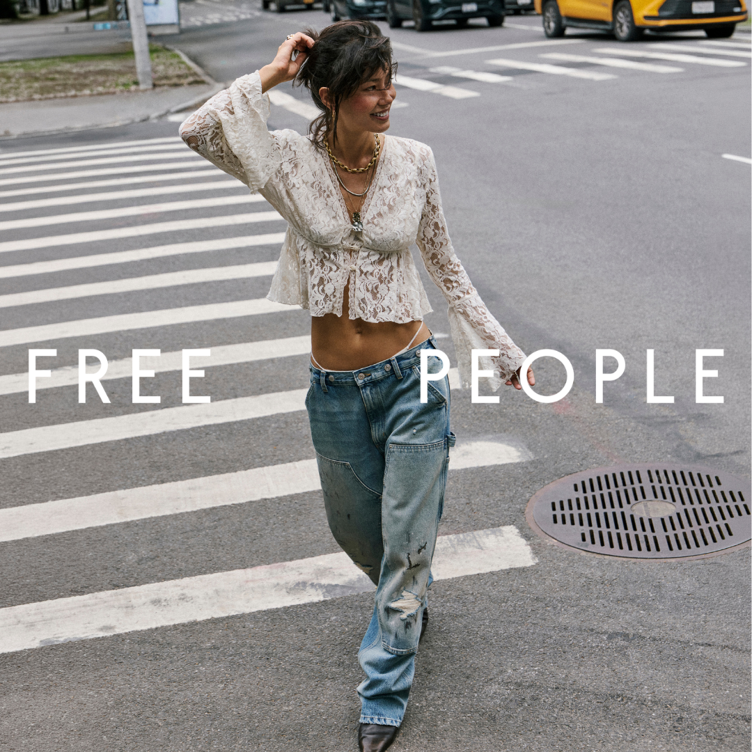 Free People Facebook ad: We The Free Emily Carpenter Jeans