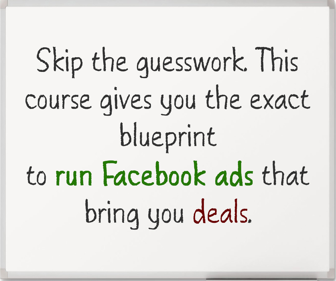 Courtney Scott Facebook ad: Run Ads Like the Top 1% of Real Estate Investors