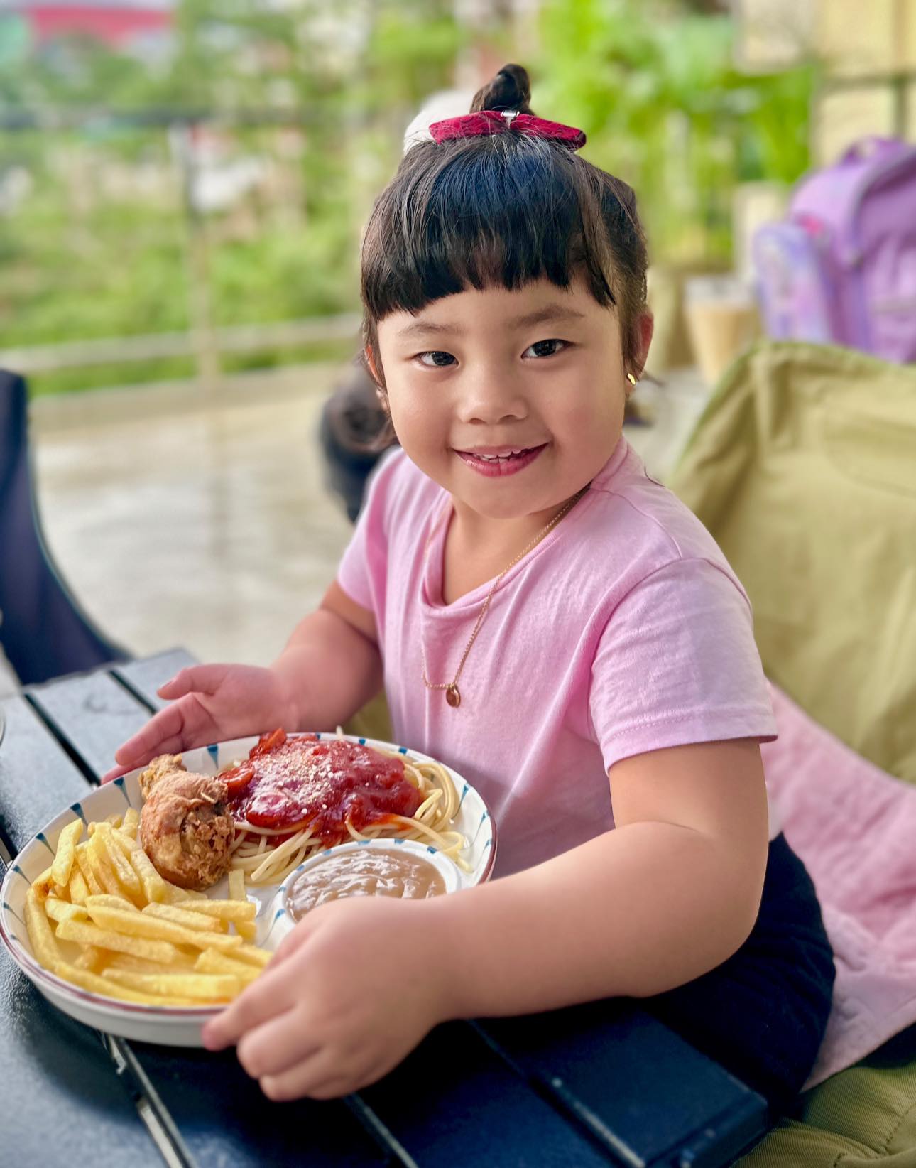Aqua Garden Café Facebook ad: Aqua Garden Café: A Kid-Friendly Dining Experience!