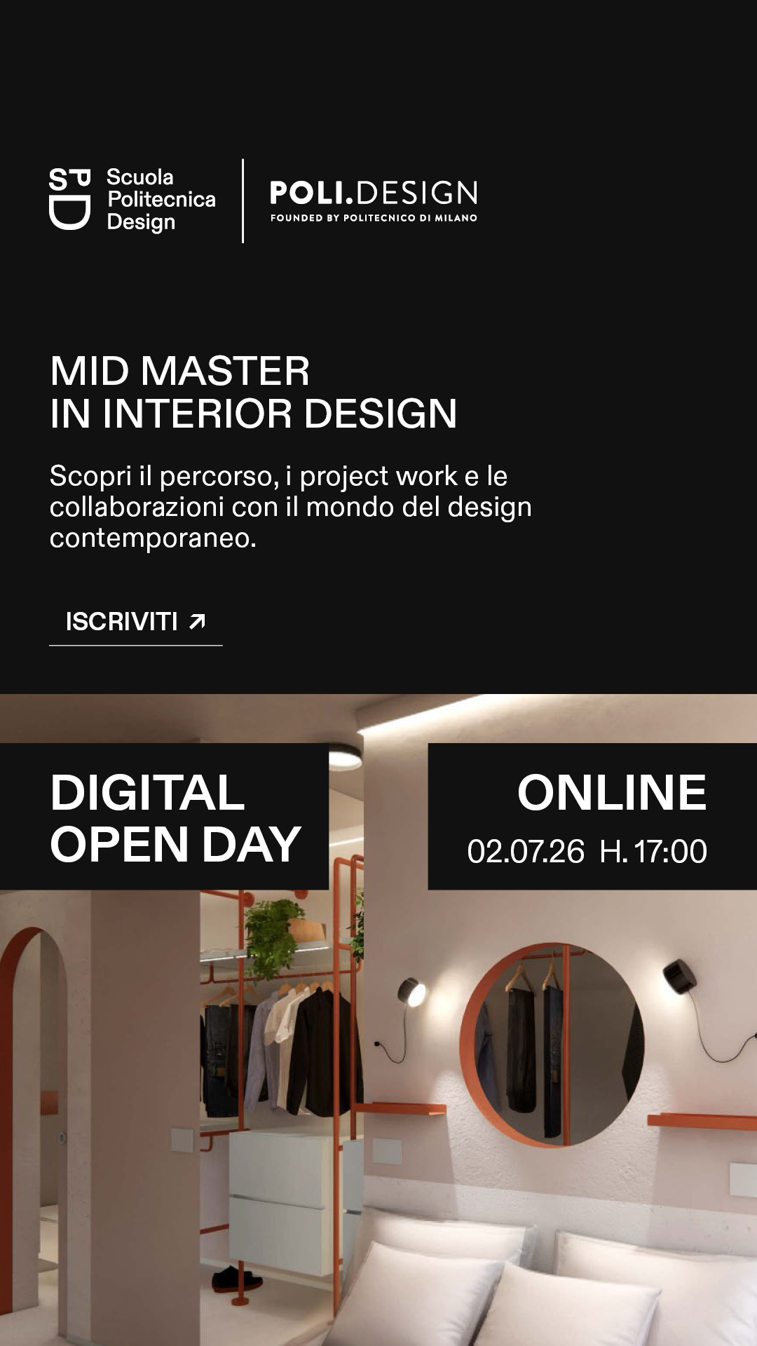 Scuola Politecnica Design SPD Milano Facebook ad