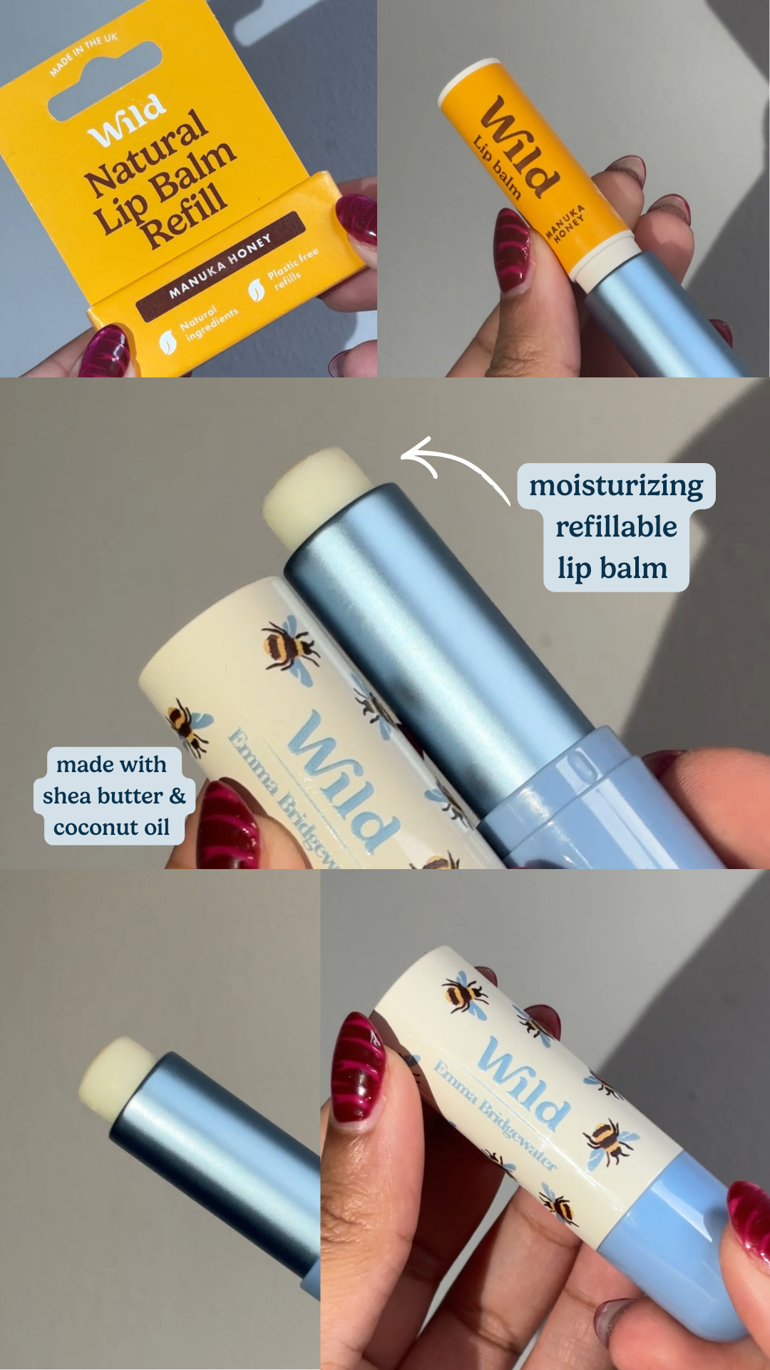 Wild Facebook ad: Say goodbye to dry with our revolutionary lip balm.