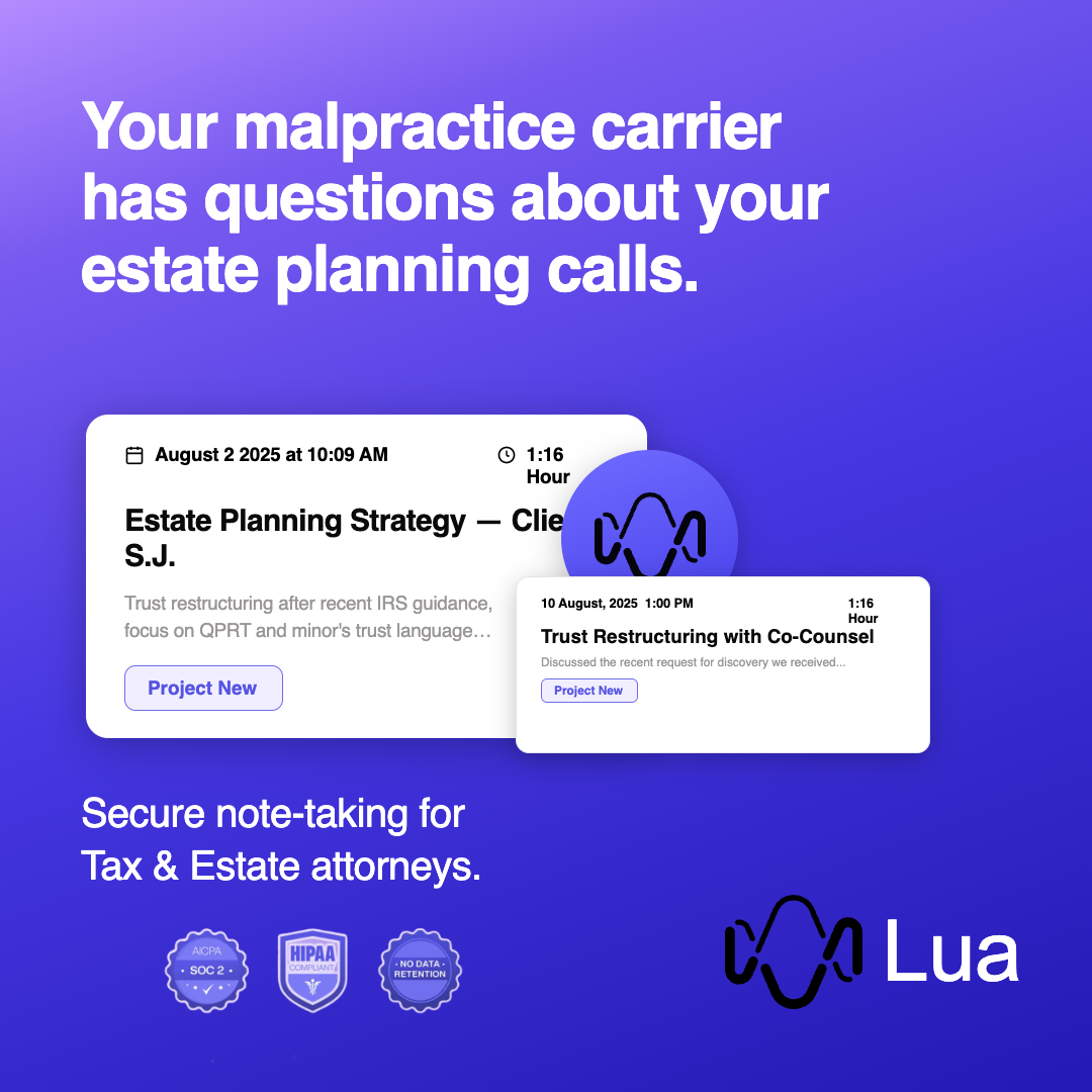 LuaLegal Facebook ad