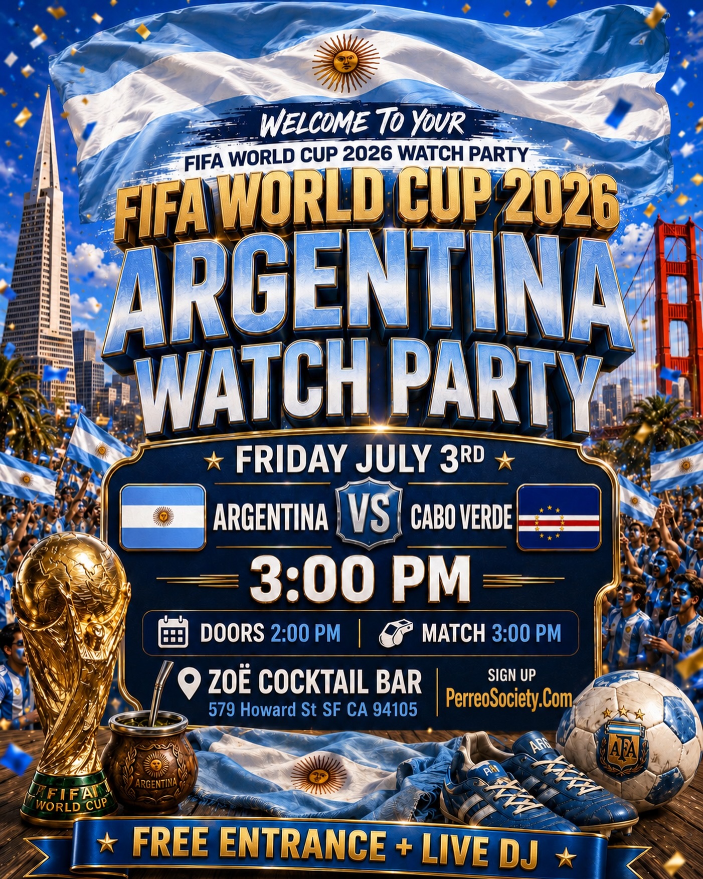 iamgito Facebook ad: Buenos Aires to the Bay JULY 3 @zoebarsf…