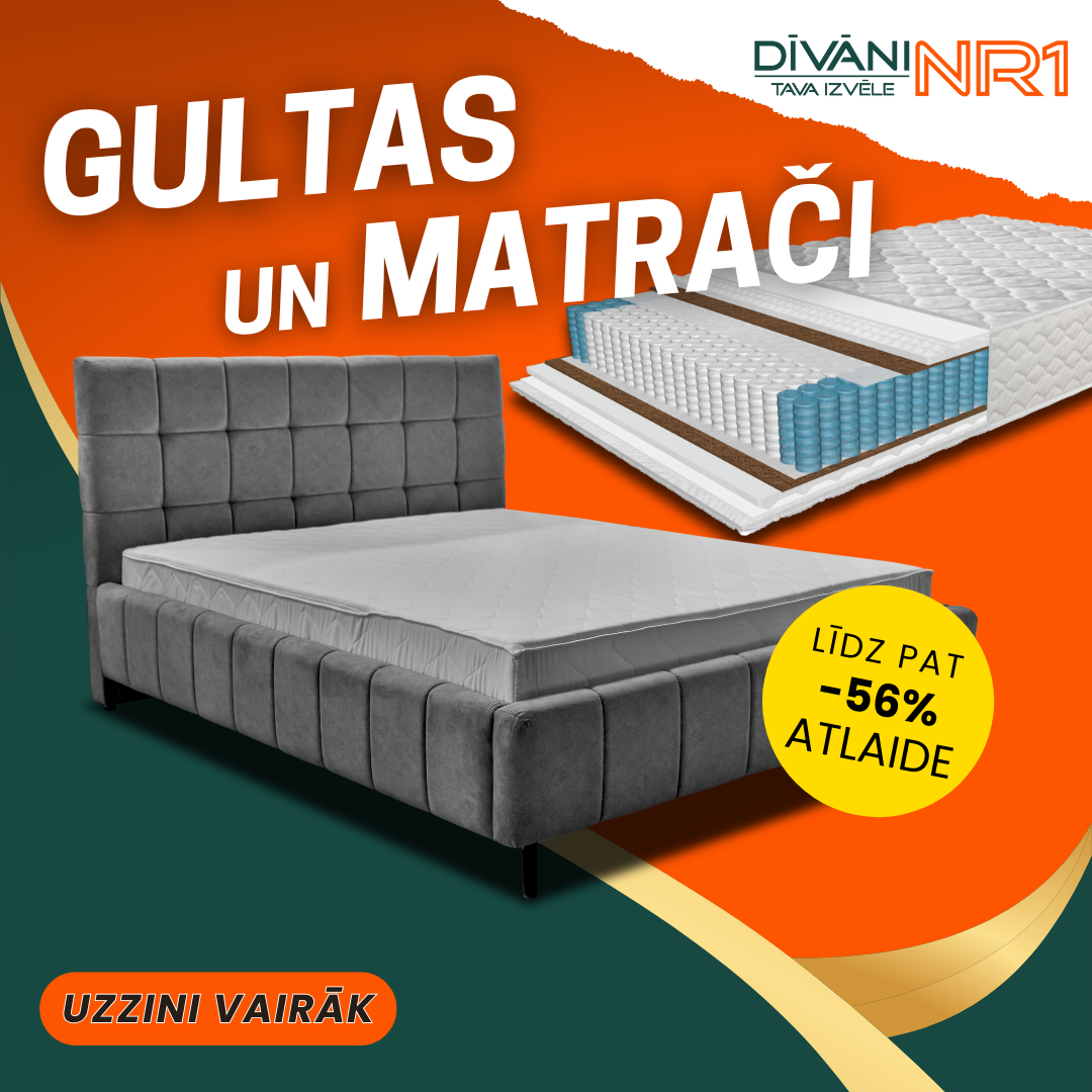 Dīvāni NR1 Facebook ad: Meklē gultu vai matraci, kas patiešām atbilst Tavām…