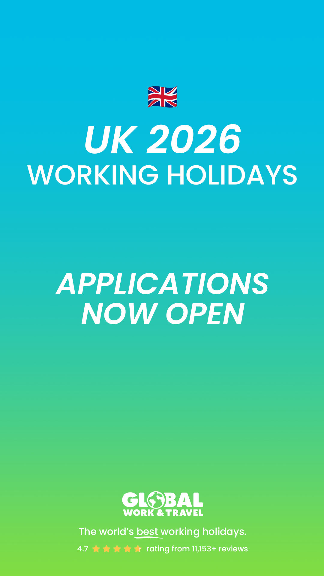Global Work & Travel Facebook ad