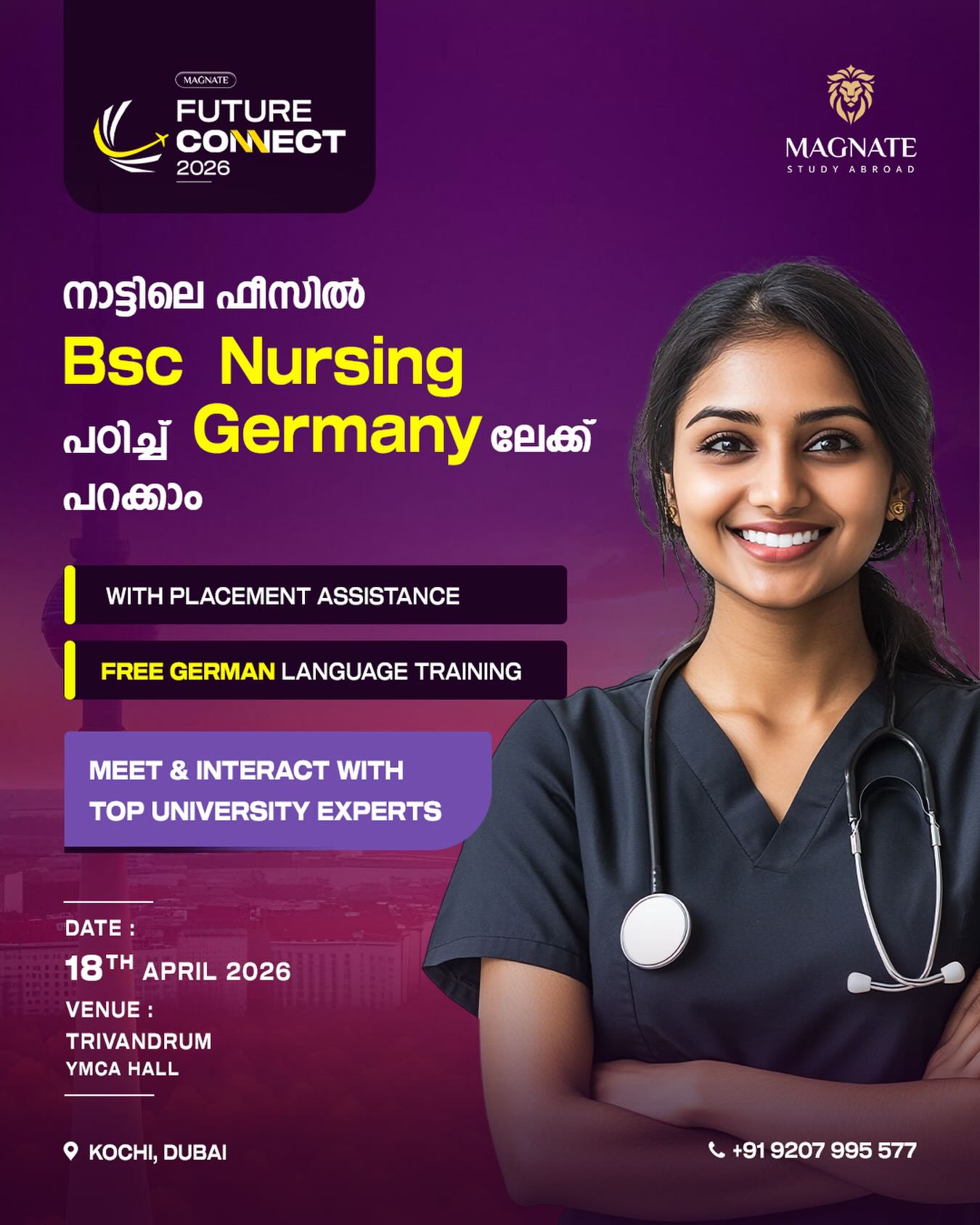 Magnate Study Abroad Facebook ad