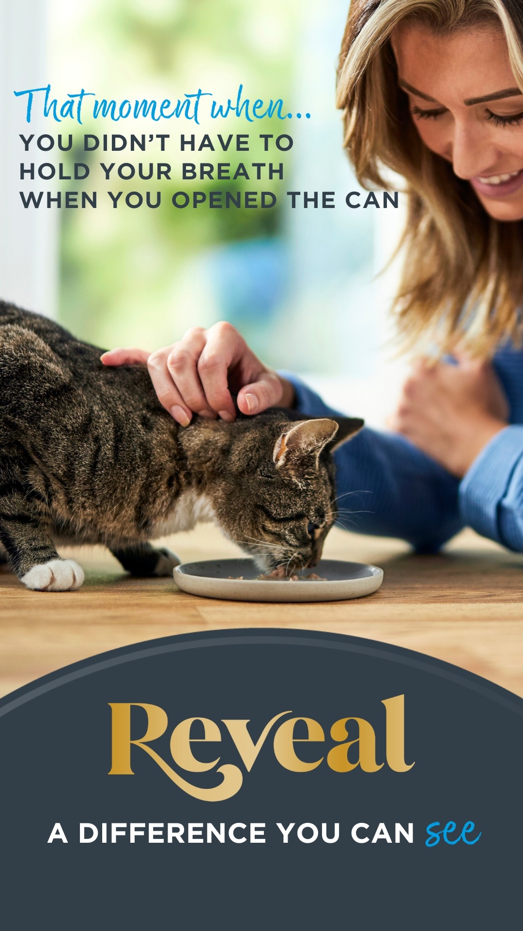 Reveal Pet food Facebook ad