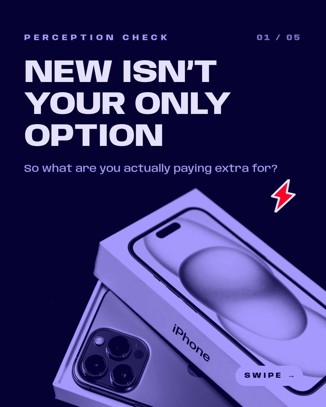 Woojid Refurbished Electronics Lebanon Facebook ad: Brand-new feels nice…