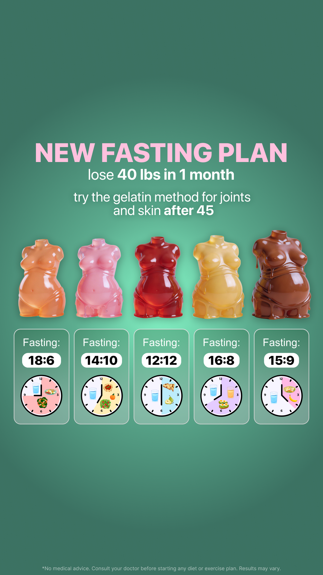 Simple Fasting App Facebook ad