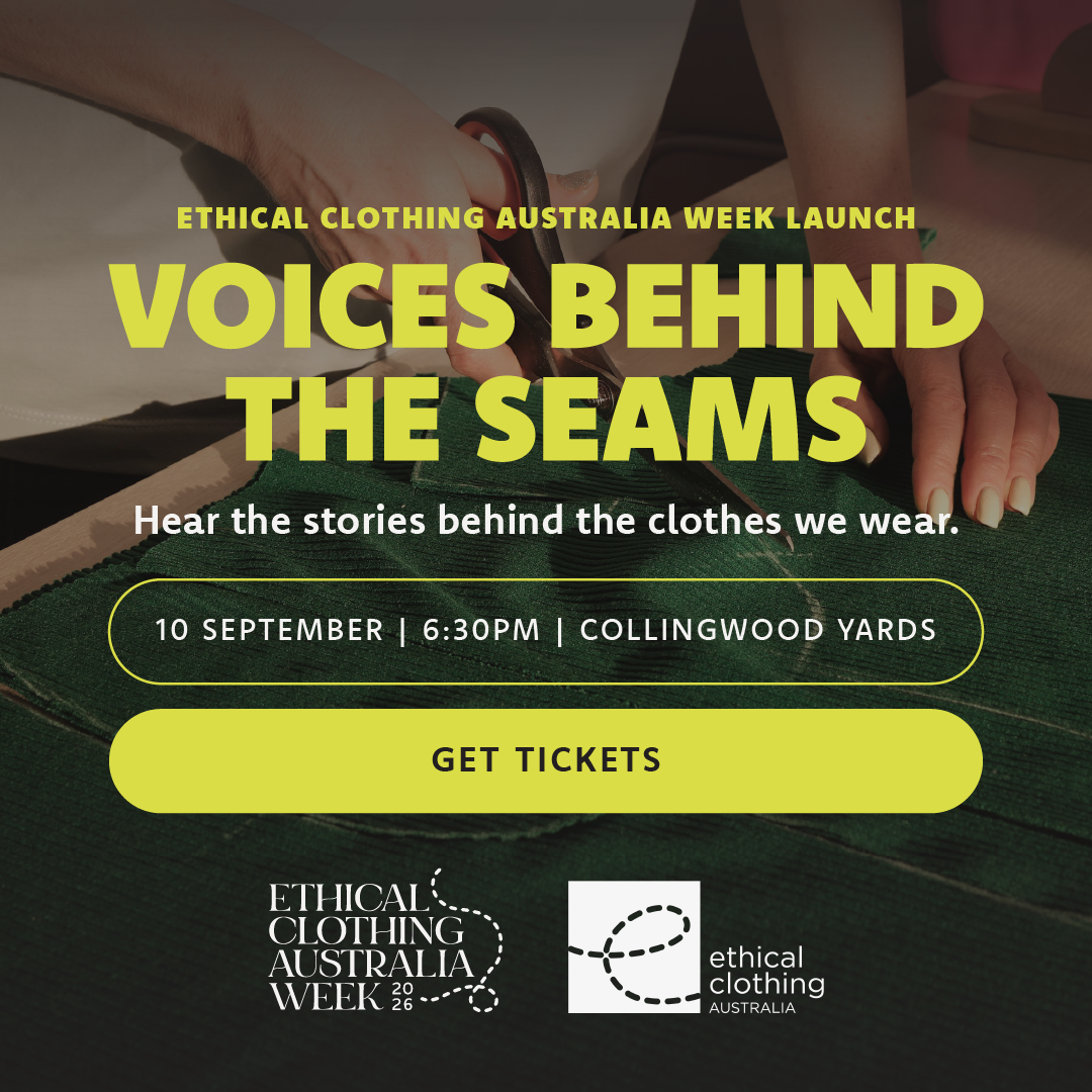 Ethical Clothing Australia Facebook ad