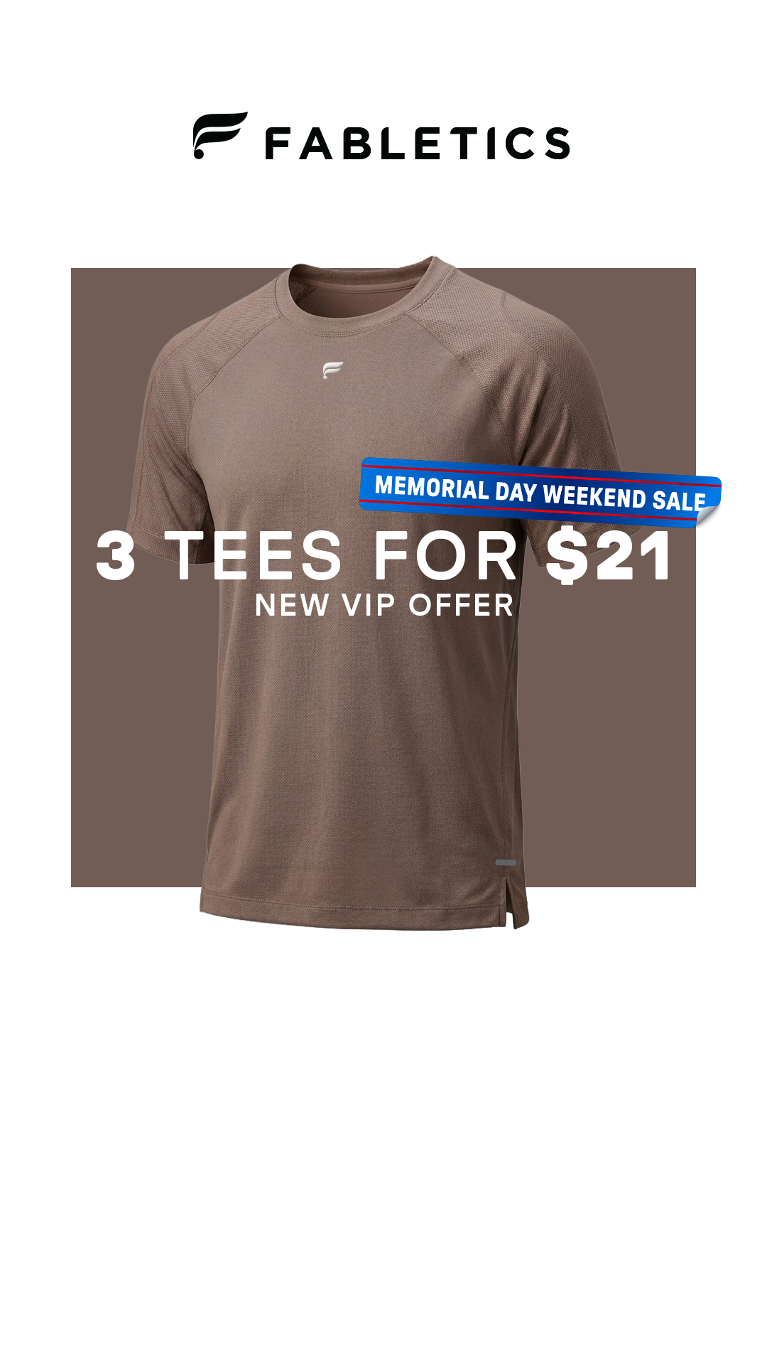 Fabletics Men Facebook ad