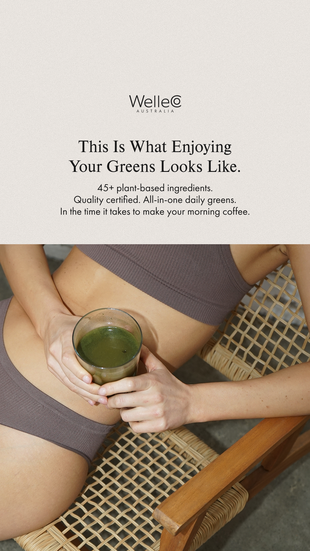WelleCo Facebook ad