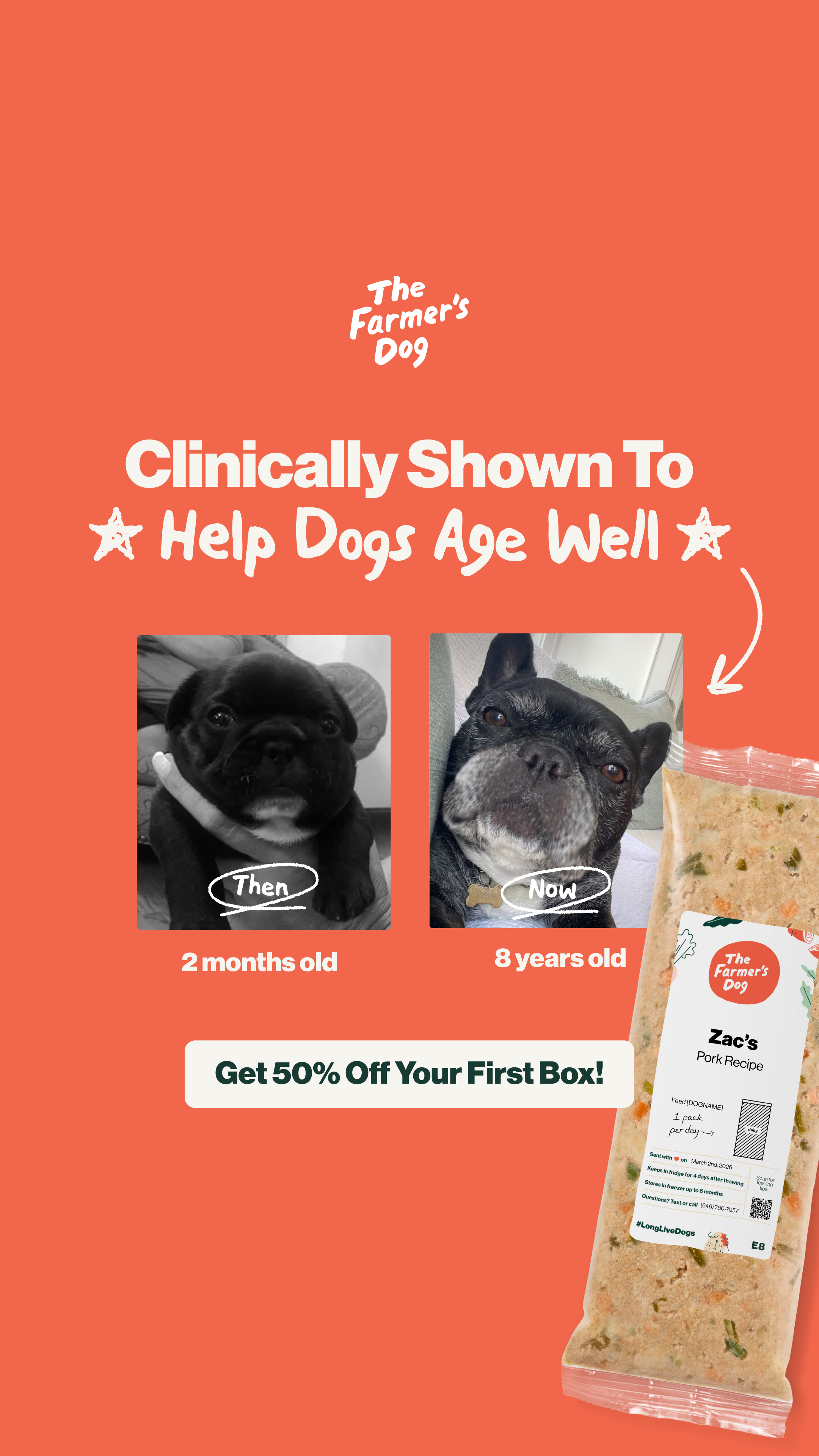 The Farmer's Dog Facebook ad