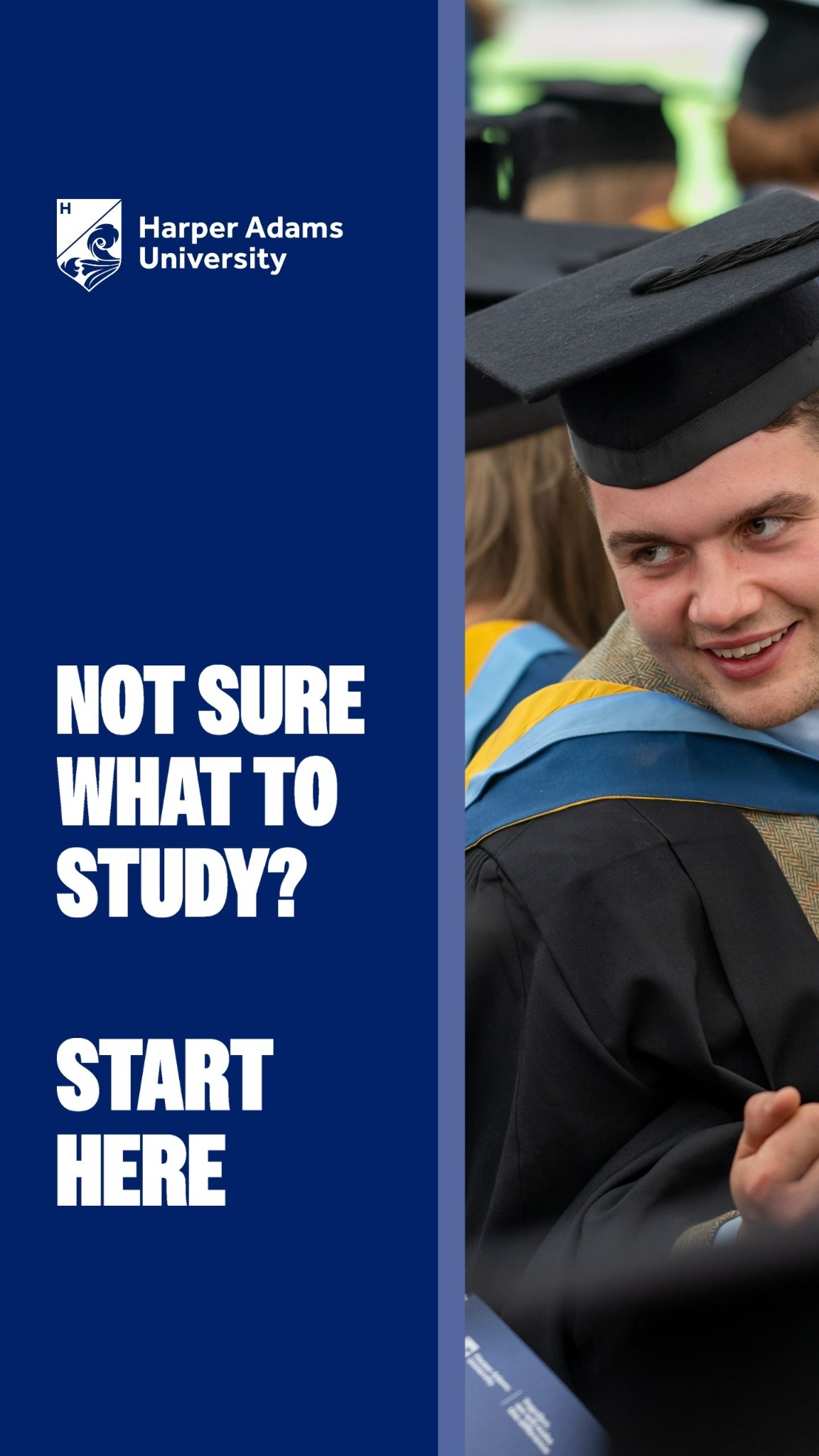 Harper Adams University Facebook ad