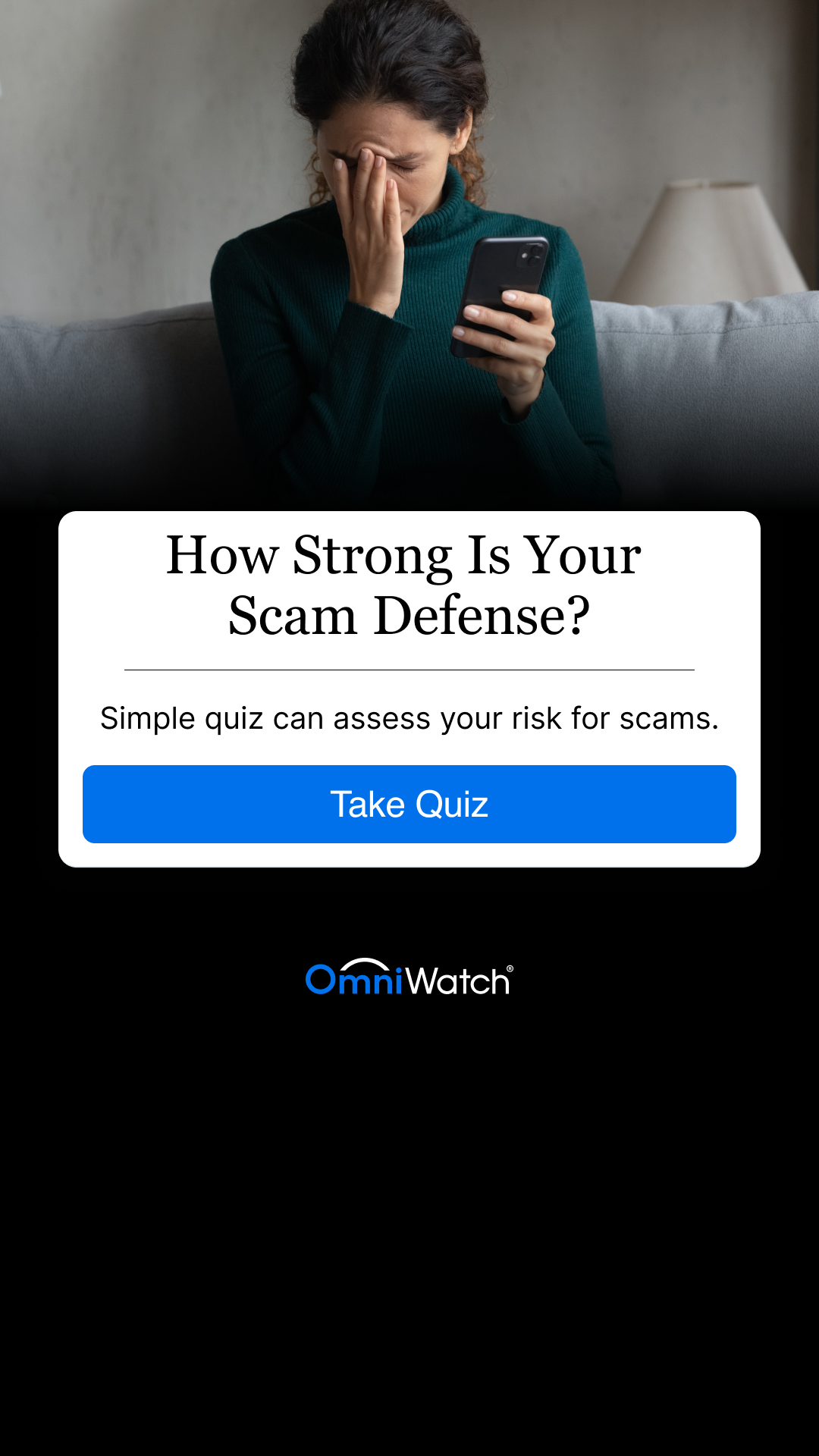 OmniWatch Facebook ad from Mar 25, 2026