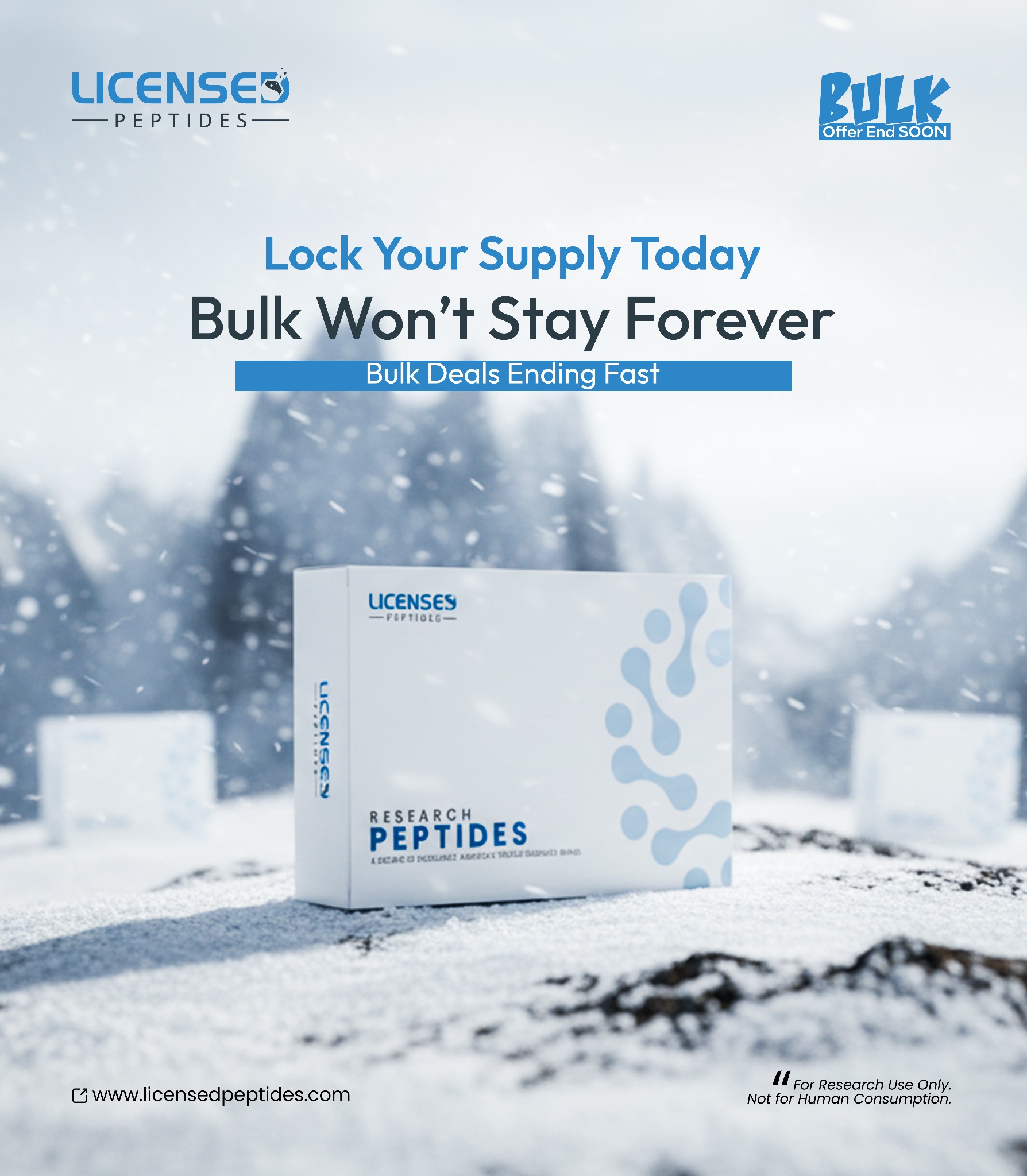 Licensed Peptides Facebook ad